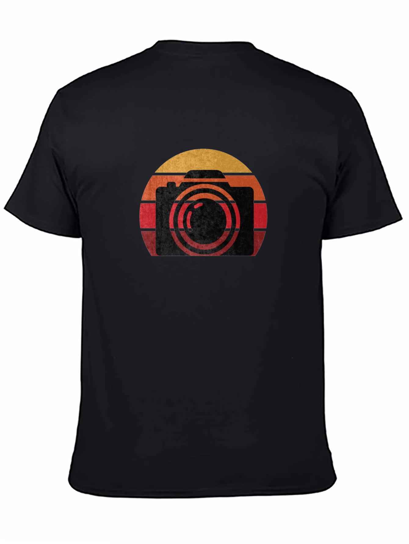 Retro Camera Graphic T-Shirt - Sunset Photographer Tee