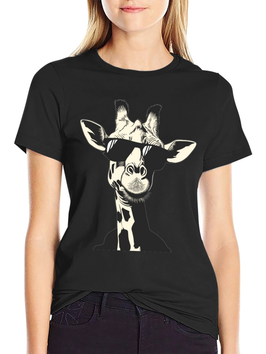Cool Giraffe Graphic T-Shirt