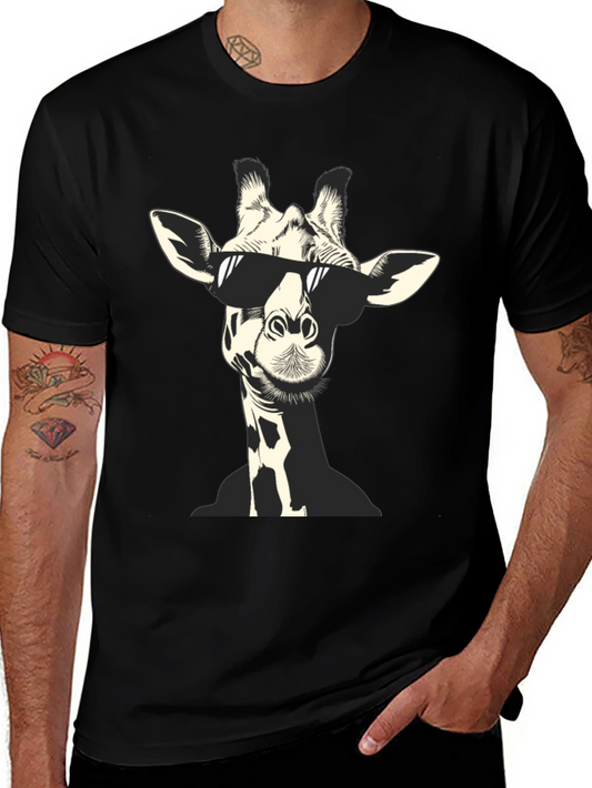 Cool Giraffe Graphic T-Shirt
