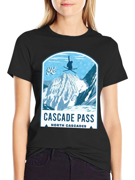 Cascade Pass Ski Graphic T-Shirt