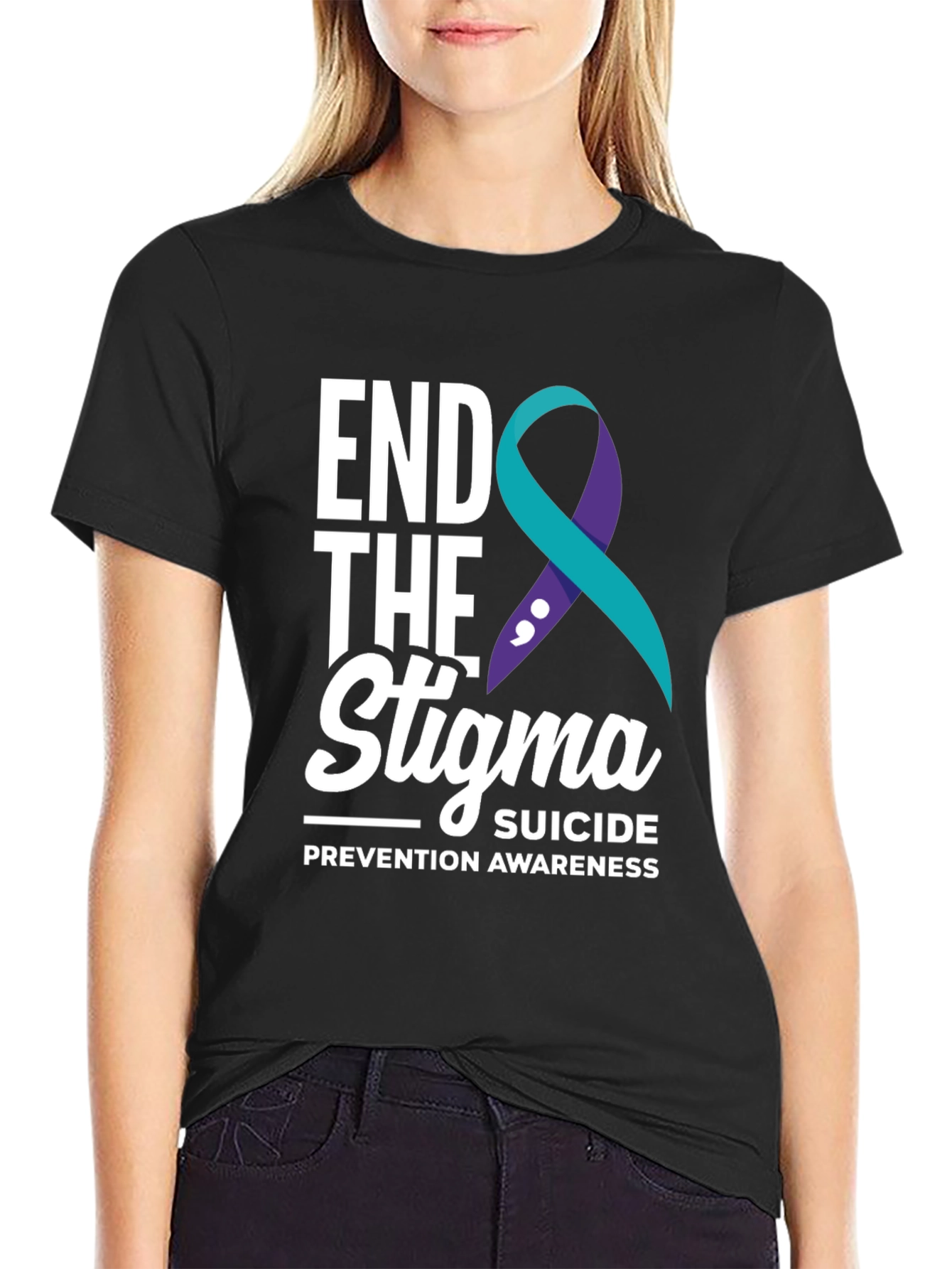 End The Stigma Suicide Prevention Awareness T-Shirt
