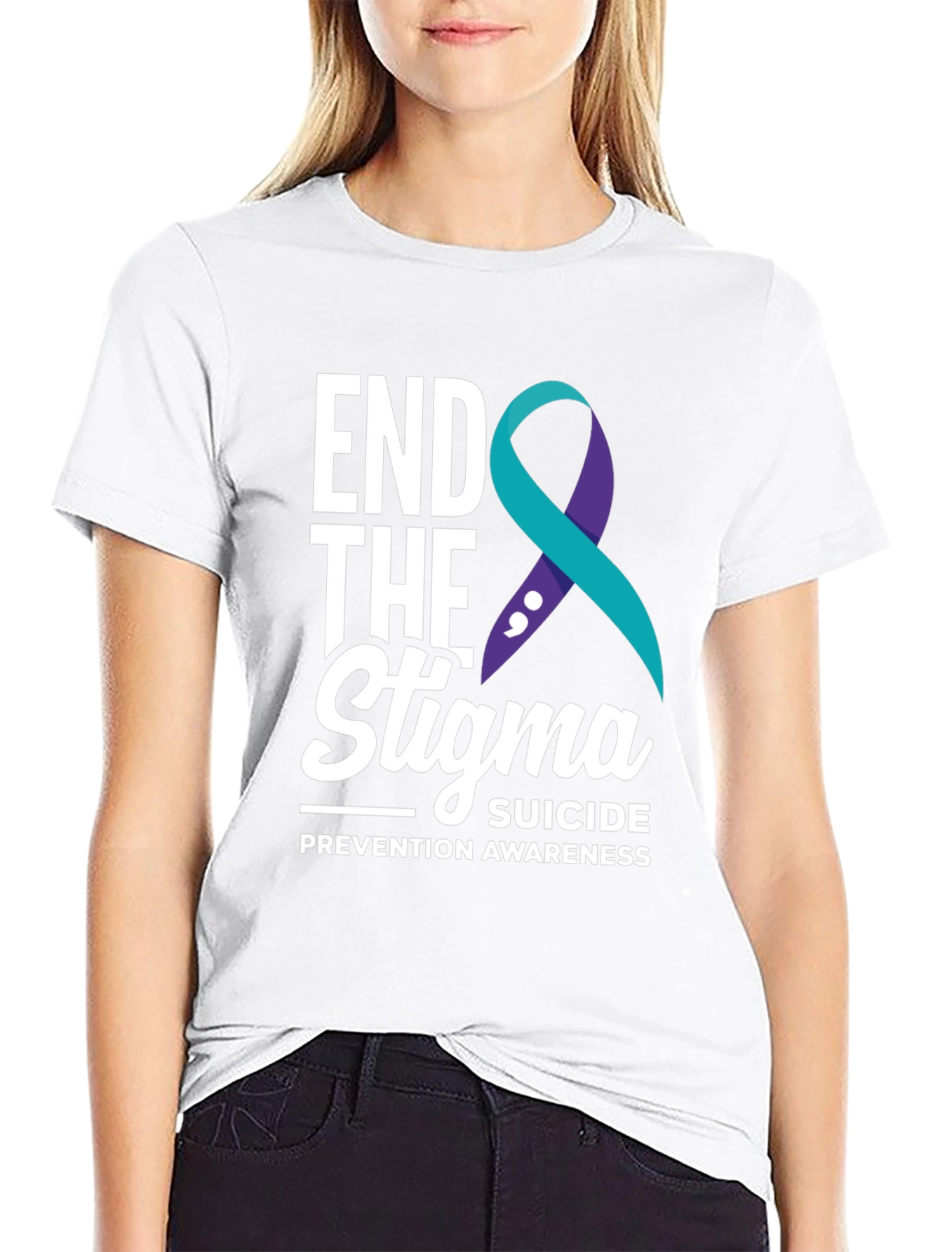 End The Stigma Suicide Prevention Awareness T-Shirt