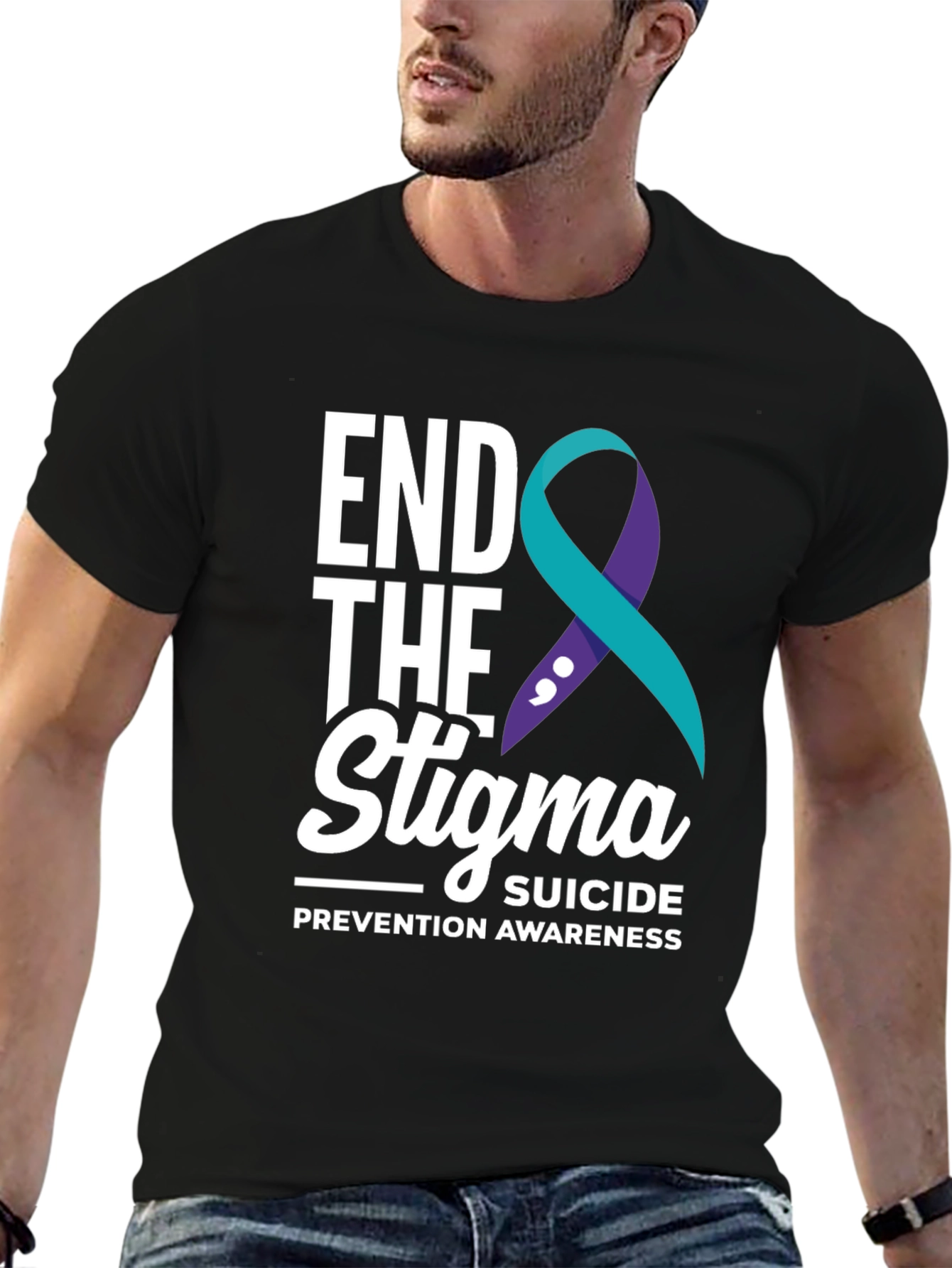 End The Stigma Suicide Prevention Awareness T-Shirt
