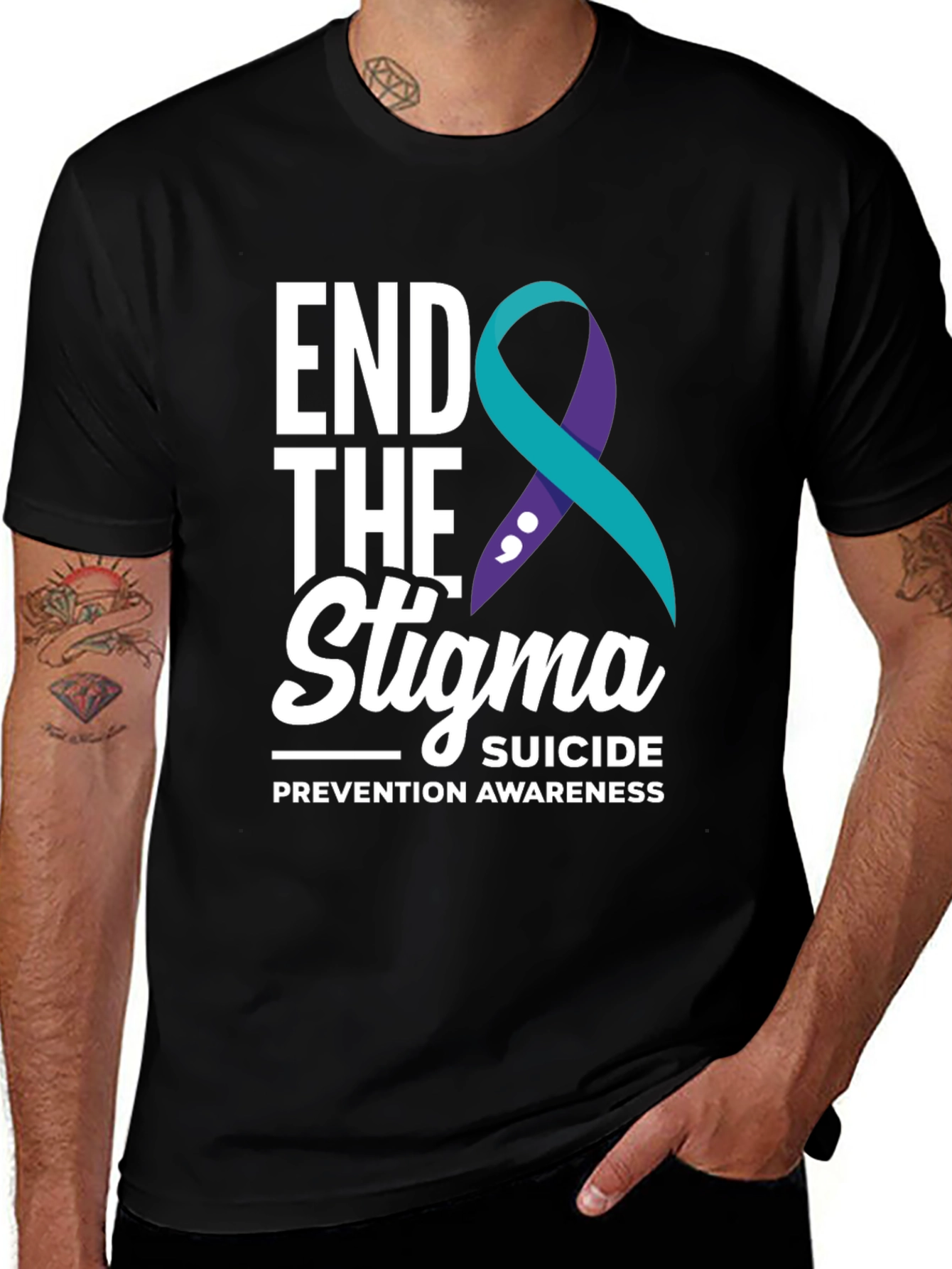 End The Stigma Suicide Prevention Awareness T-Shirt