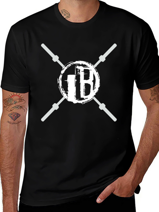 IB Fitness Logo Black T-Shirt Gym Wear