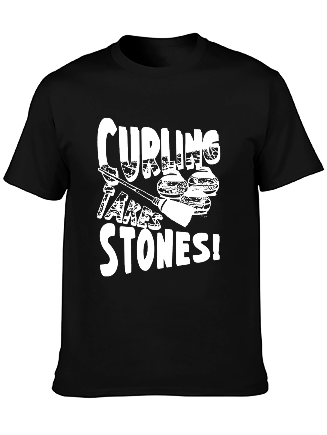 Curling Takes Stones Graphic T-Shirt