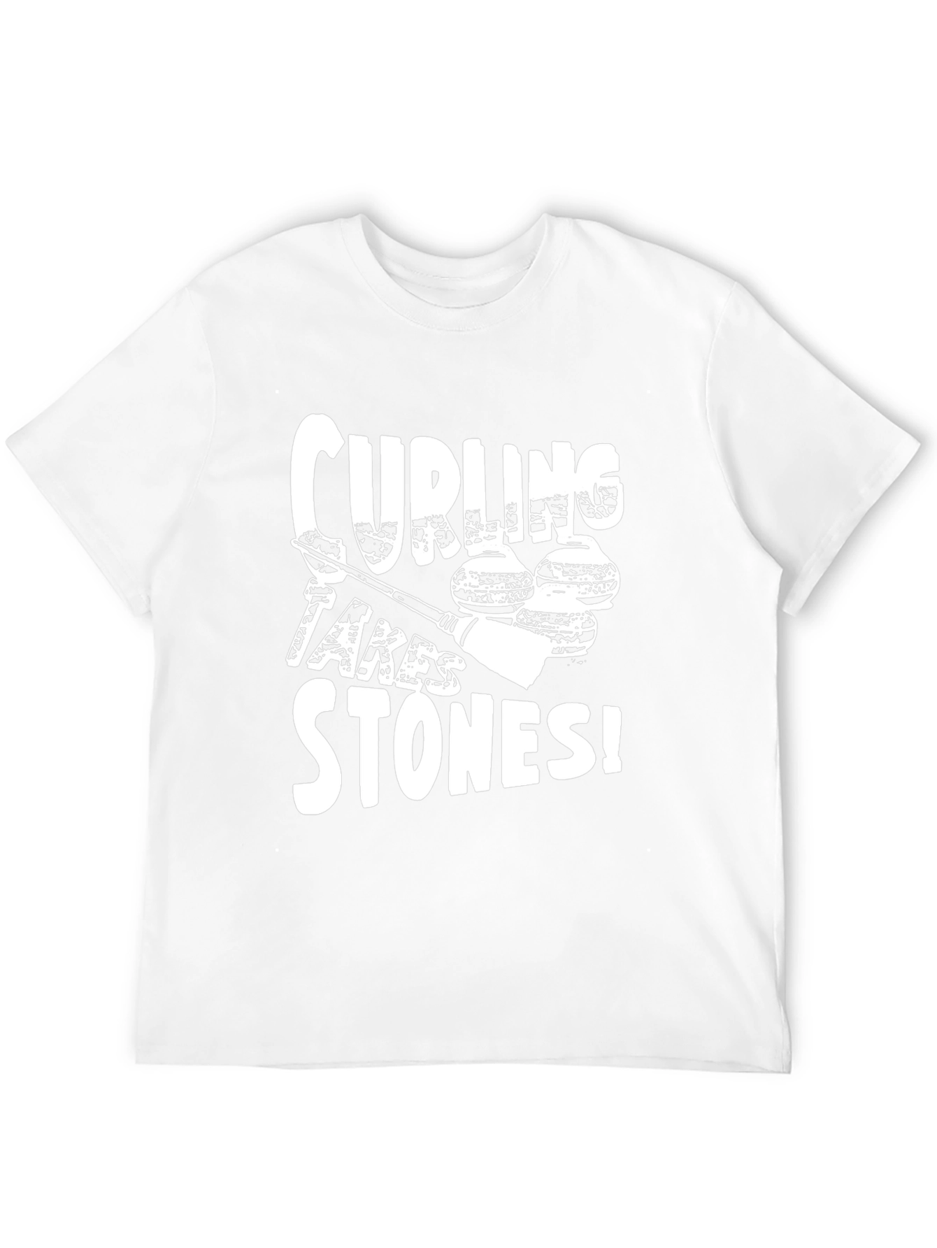 Curling Takes Stones Graphic T-Shirt