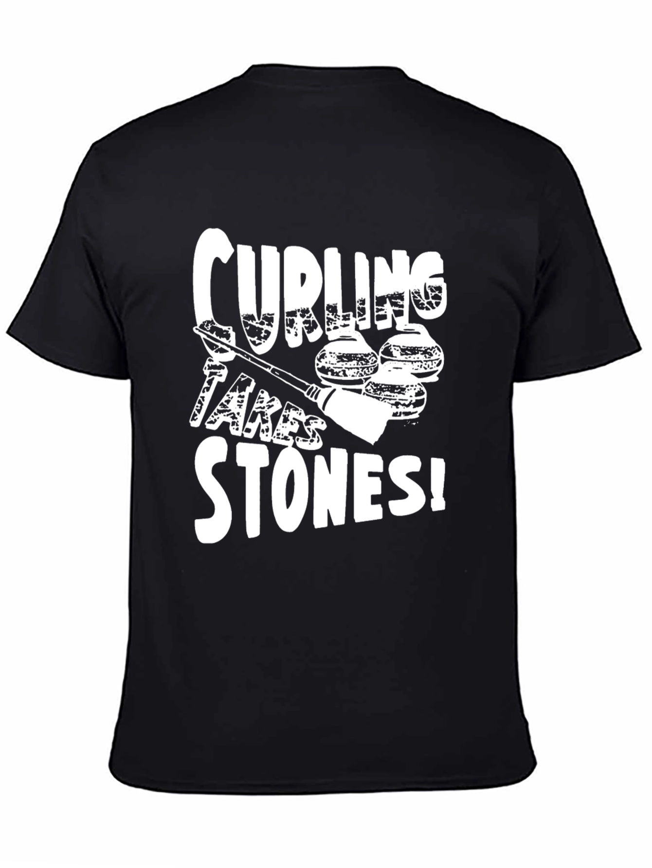 Curling Takes Stones Graphic T-Shirt