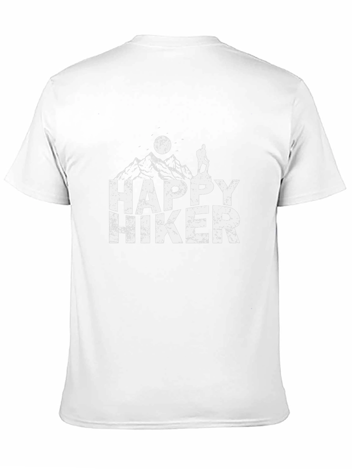 Happy Hiker Graphic T-Shirt - Black