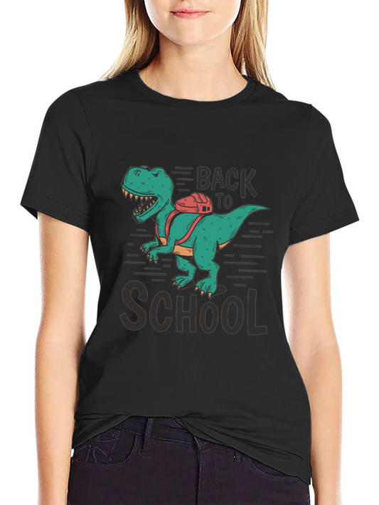 Dino Back to School T-Shirt - Fun Graphic Tee