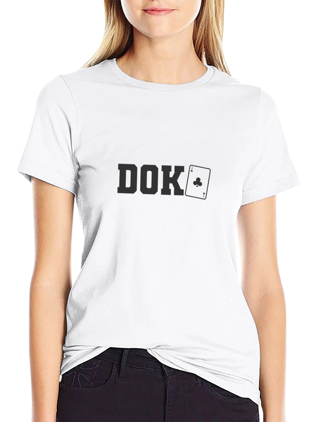 DOK Club Card Graphic Tee - Unisex Black Shirt