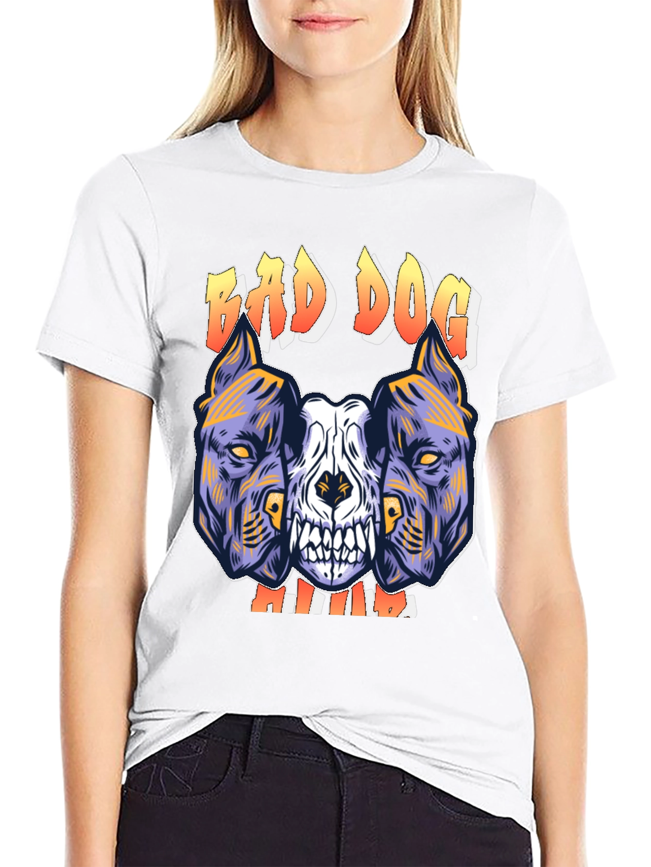 Bad Dog Graphic Tee - Mens Black T-Shirt