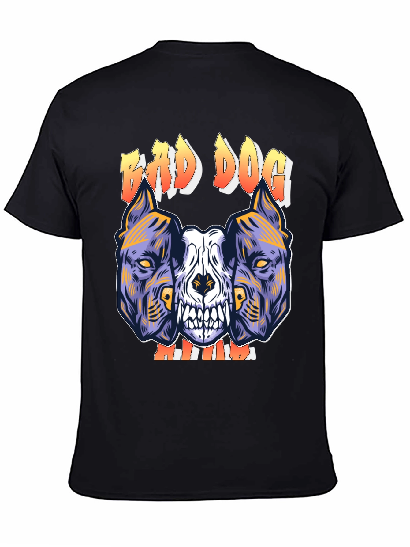 Bad Dog Graphic Tee - Mens Black T-Shirt