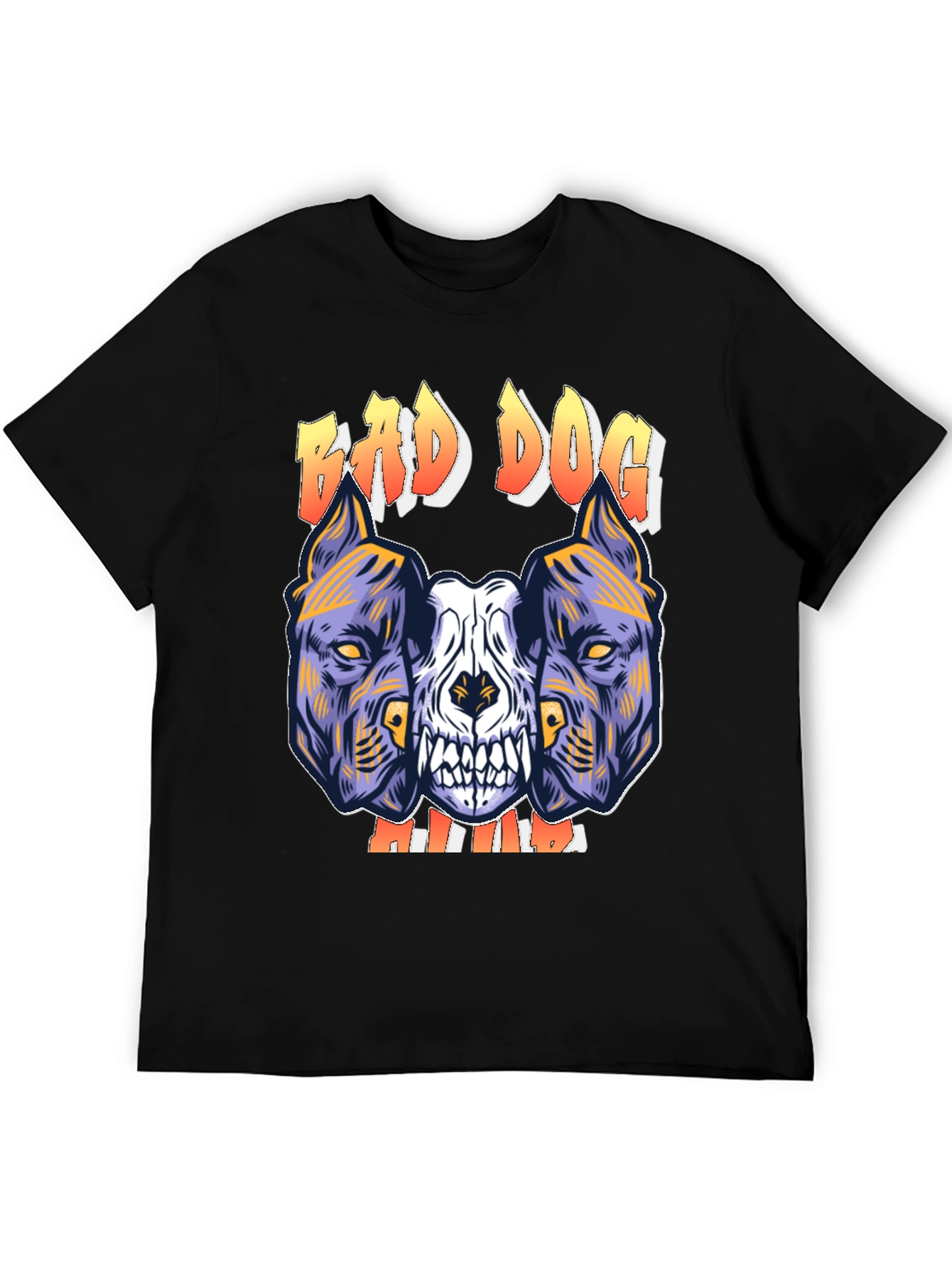 Bad Dog Graphic Tee - Mens Black T-Shirt