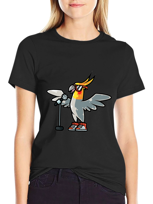 Cool Cockatiel Singer T-Shirt