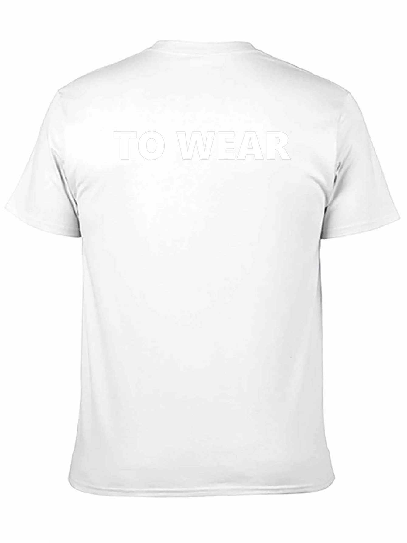 Mens To Wear Black Graphic T-Shirt