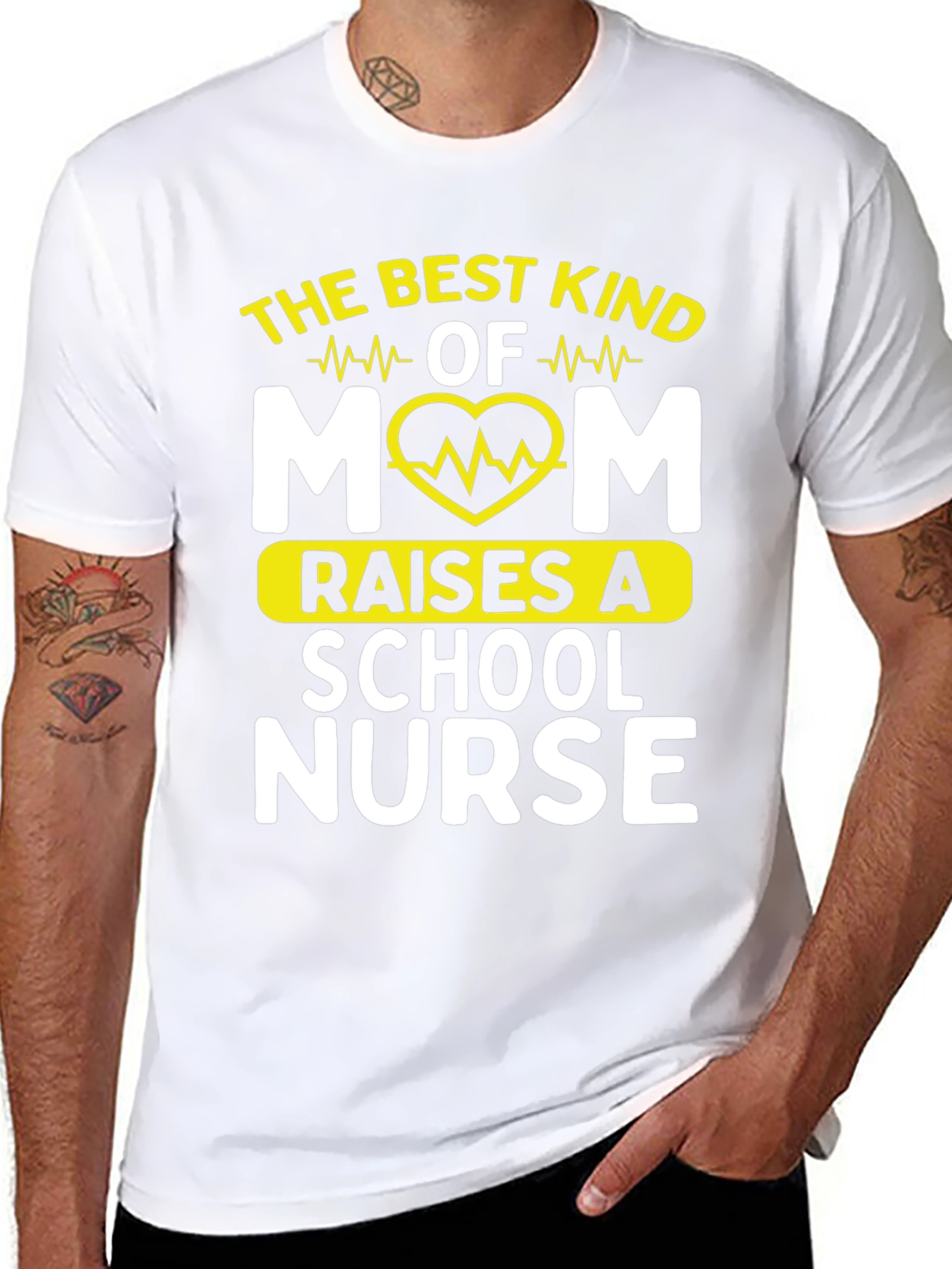 Best Kind of Mom School Nurse Graphic Tee
