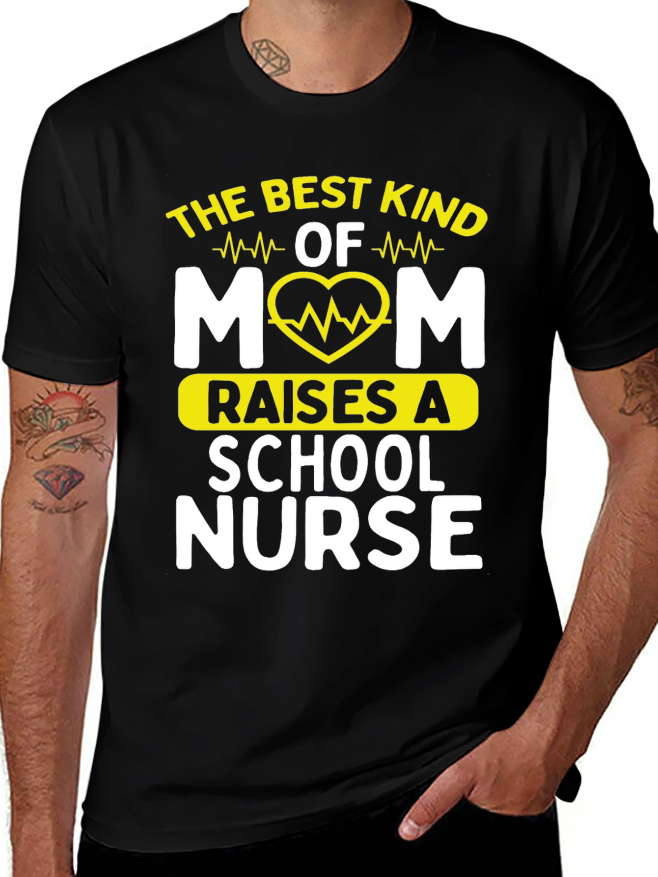 Best Kind of Mom School Nurse Graphic Tee