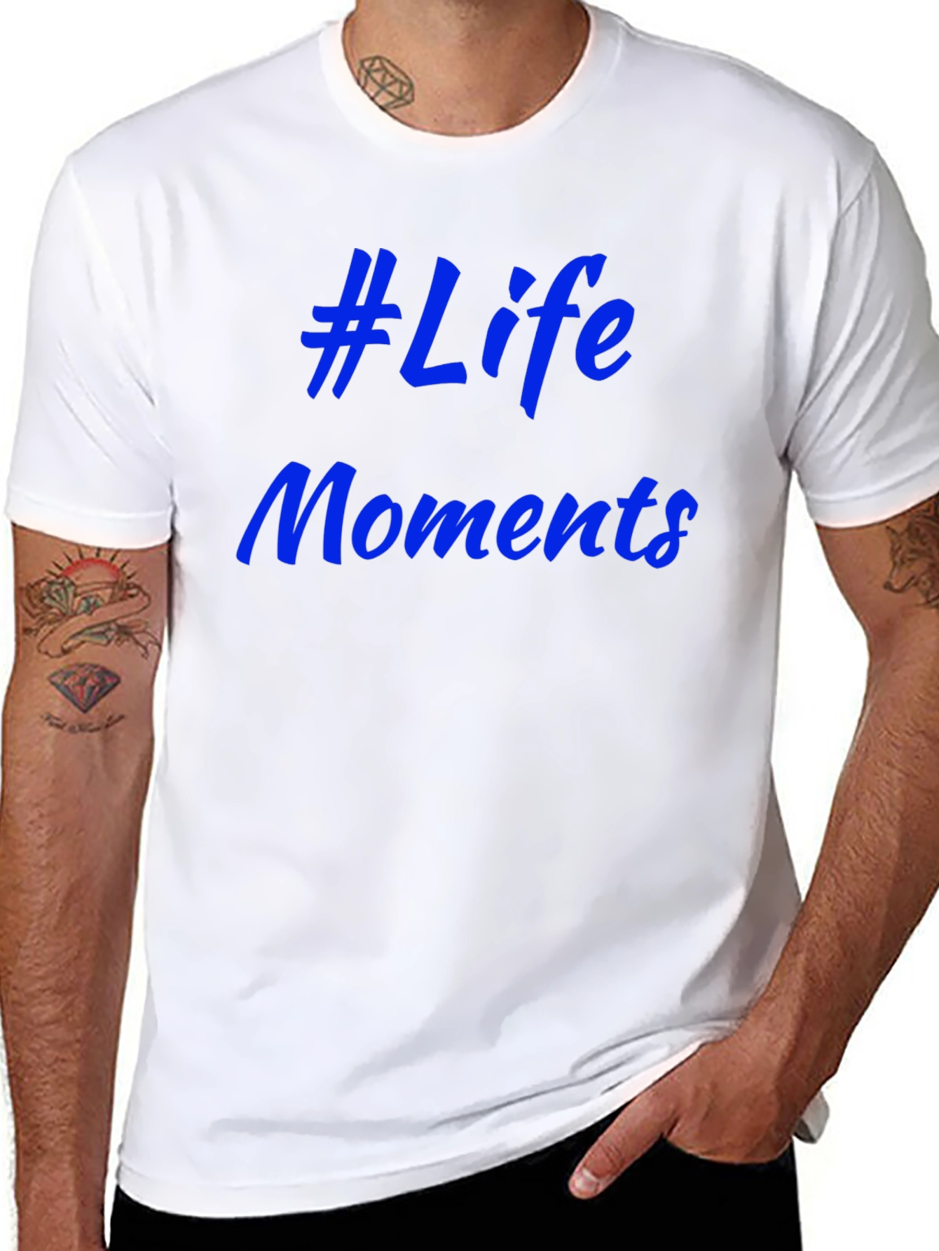 #Life Moments Graphic Tee - Stylish & Comfortable