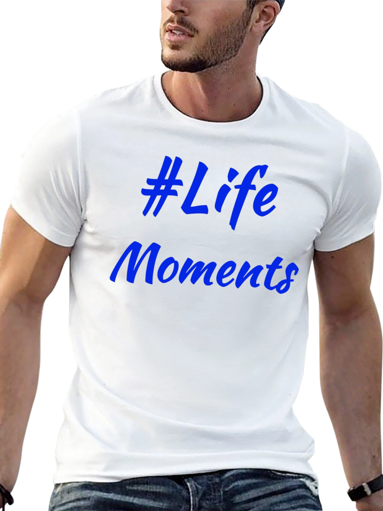 #Life Moments Graphic Tee - Stylish & Comfortable