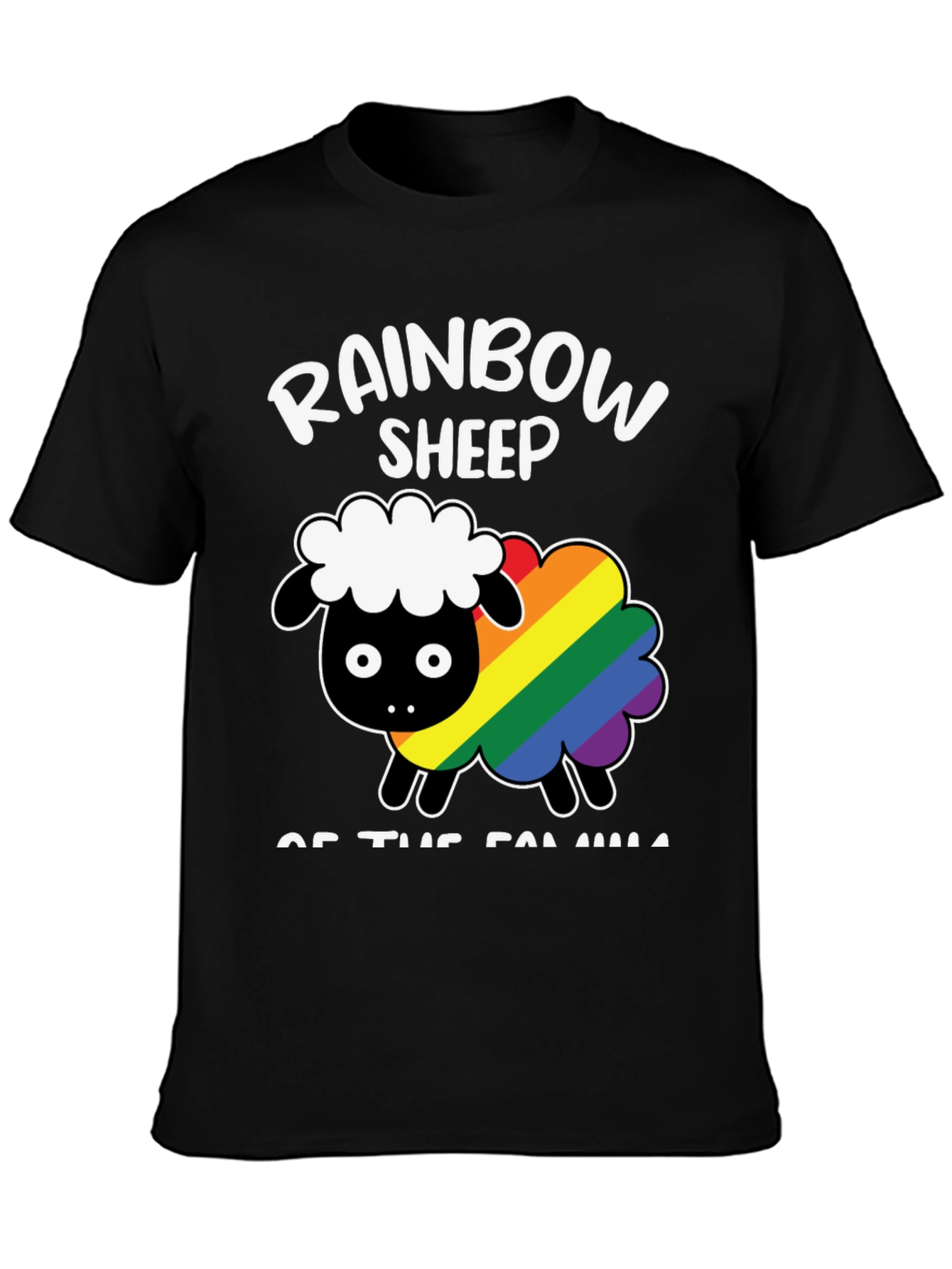 Rainbow Sheep LGBTQ+ Pride T-Shirt
