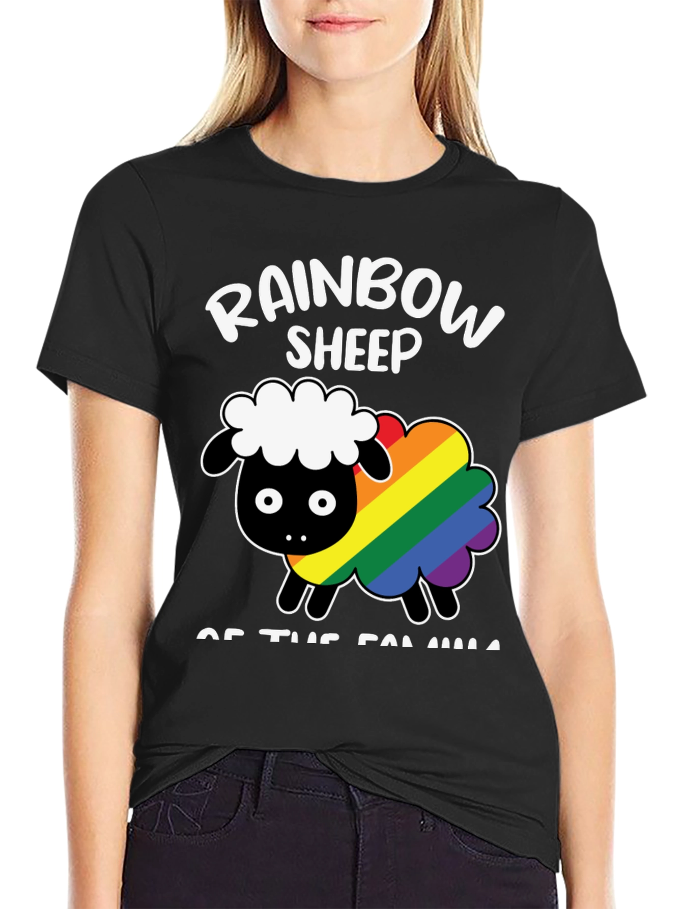 Rainbow Sheep LGBTQ+ Pride T-Shirt