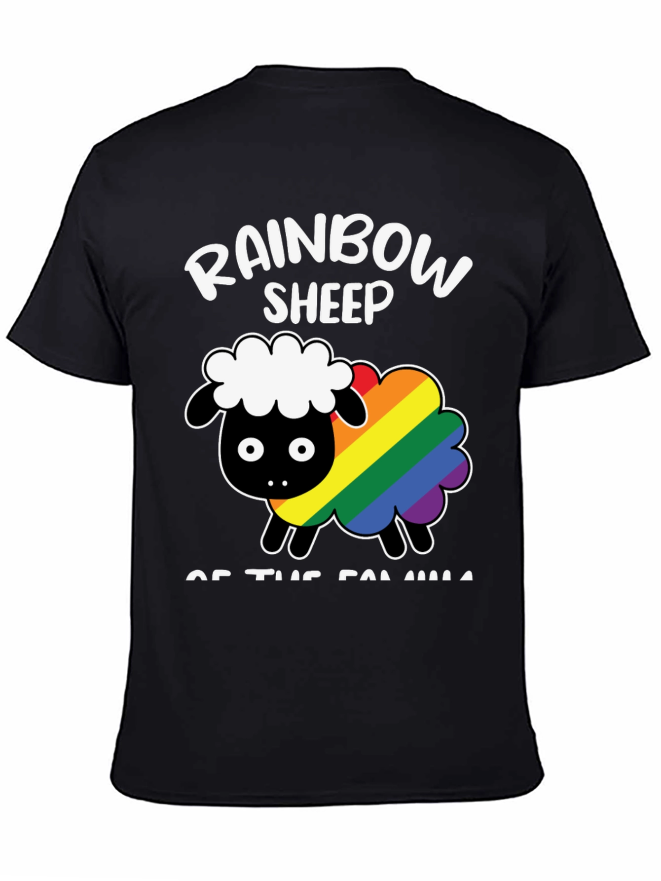 Rainbow Sheep LGBTQ+ Pride T-Shirt