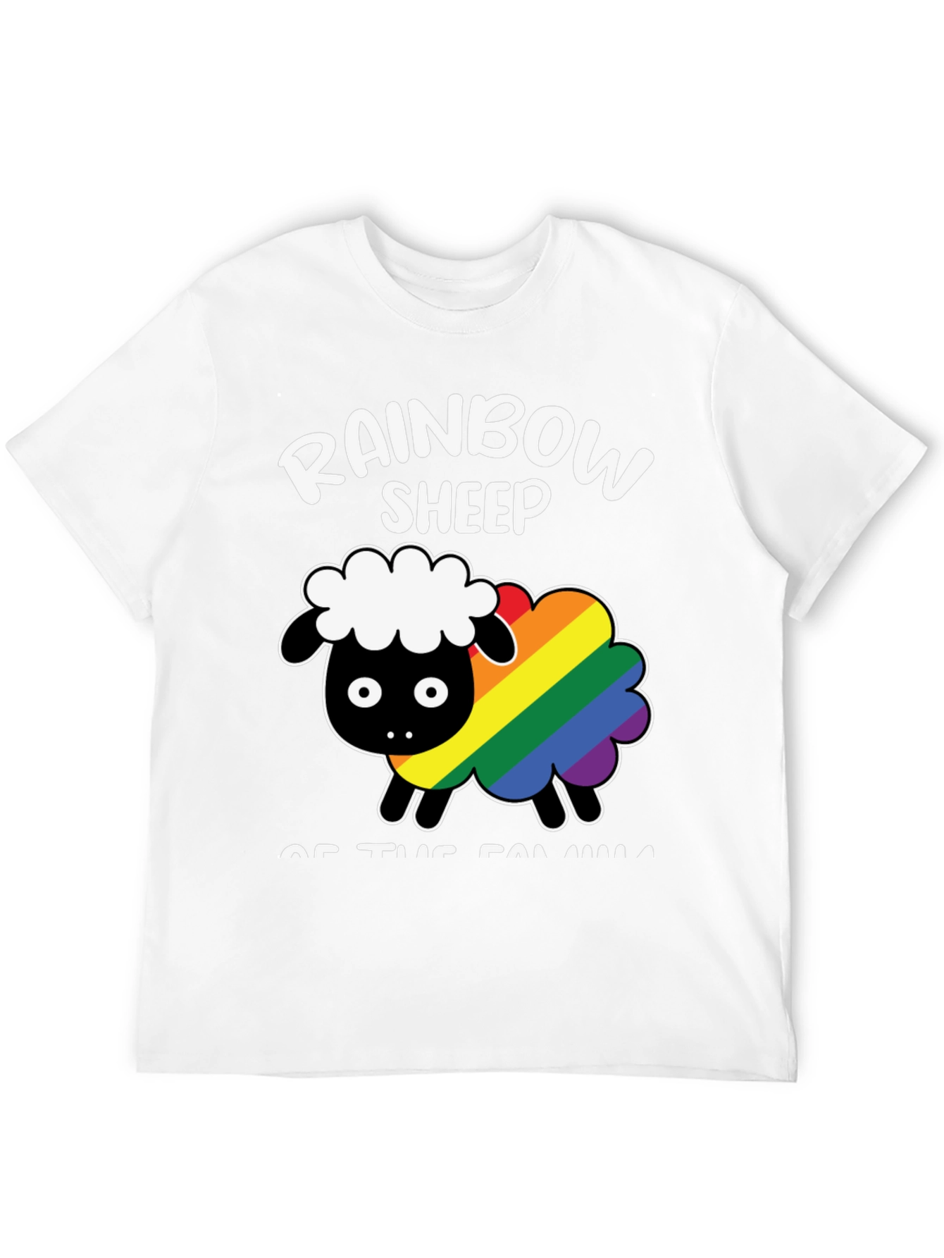Rainbow Sheep LGBTQ+ Pride T-Shirt