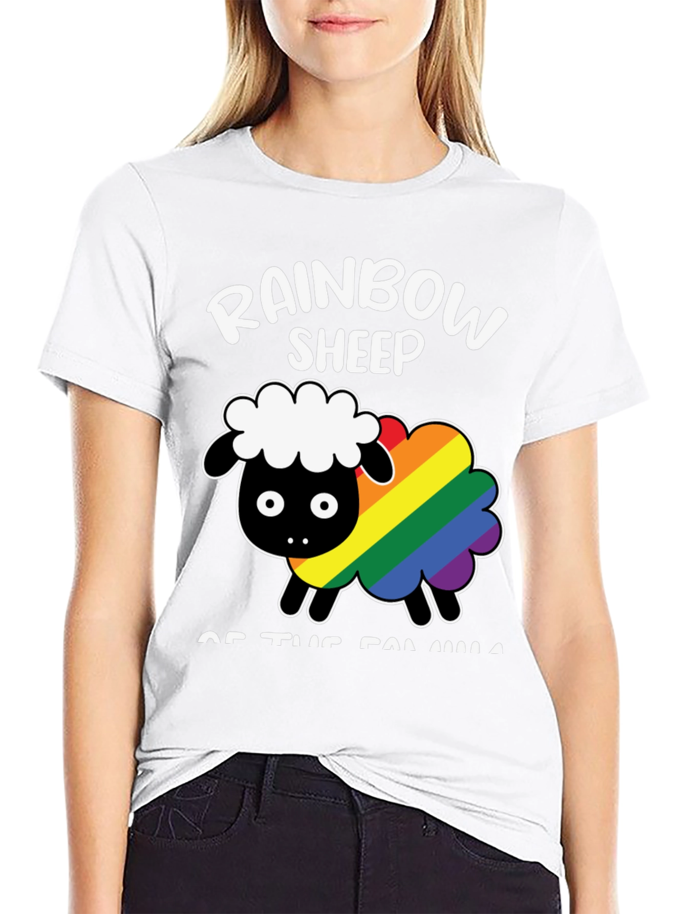 Rainbow Sheep LGBTQ+ Pride T-Shirt