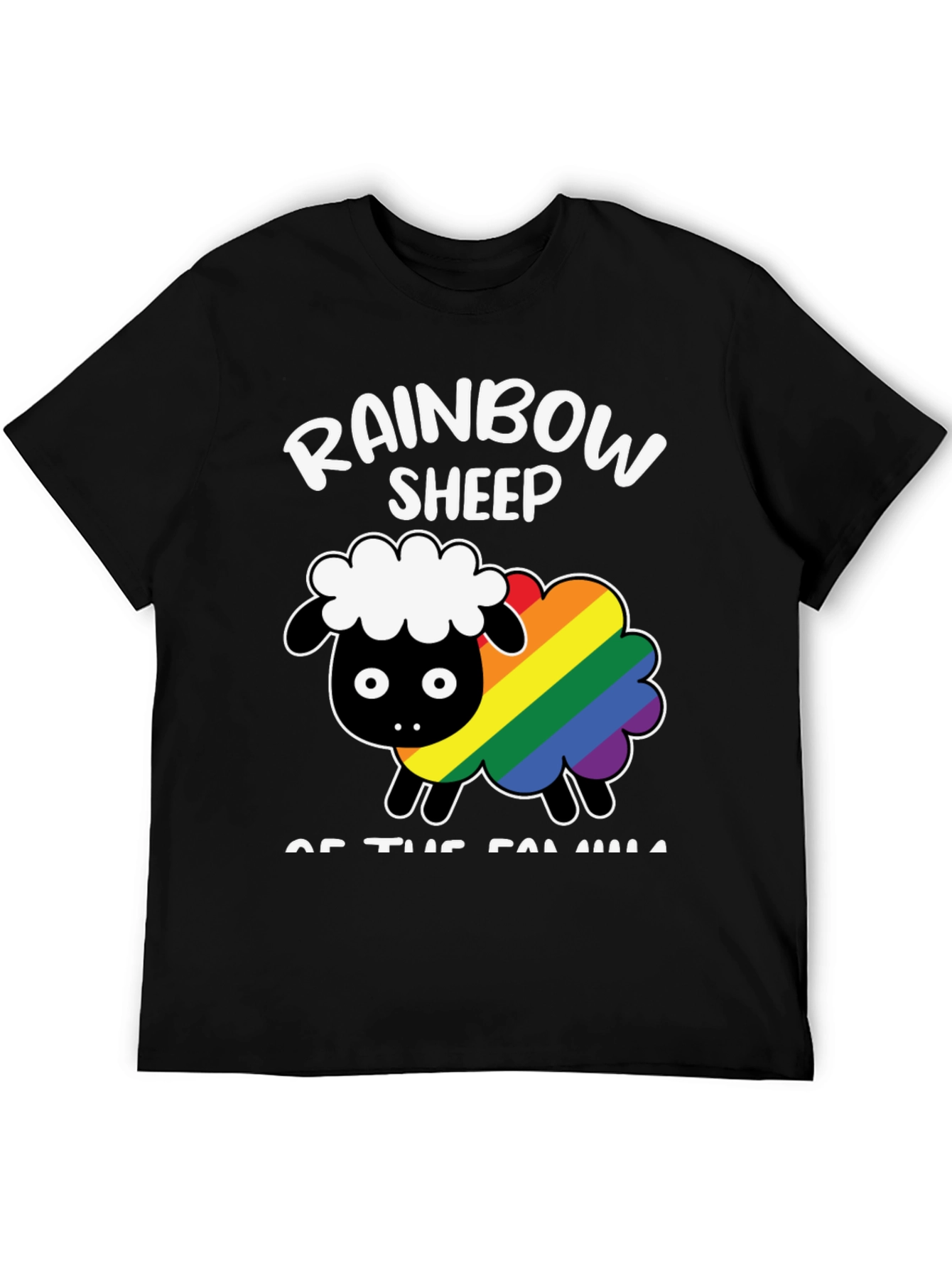 Rainbow Sheep LGBTQ+ Pride T-Shirt