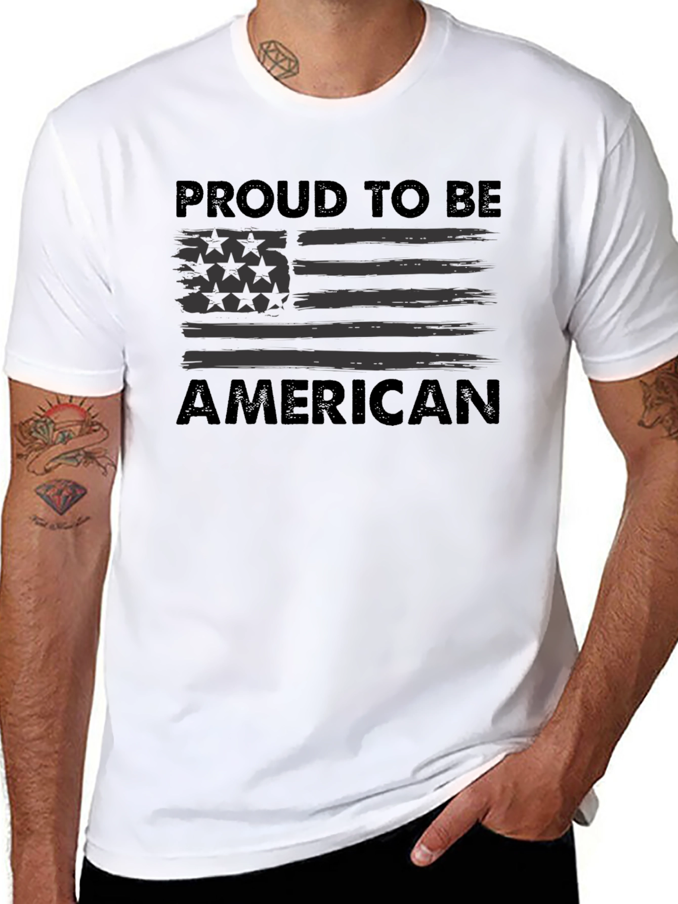 Proud to Be American Graphic T-Shirt