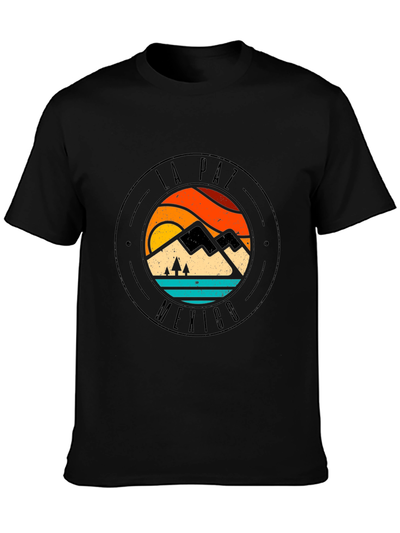 La Paz Mexico Graphic Tee - Retro Style