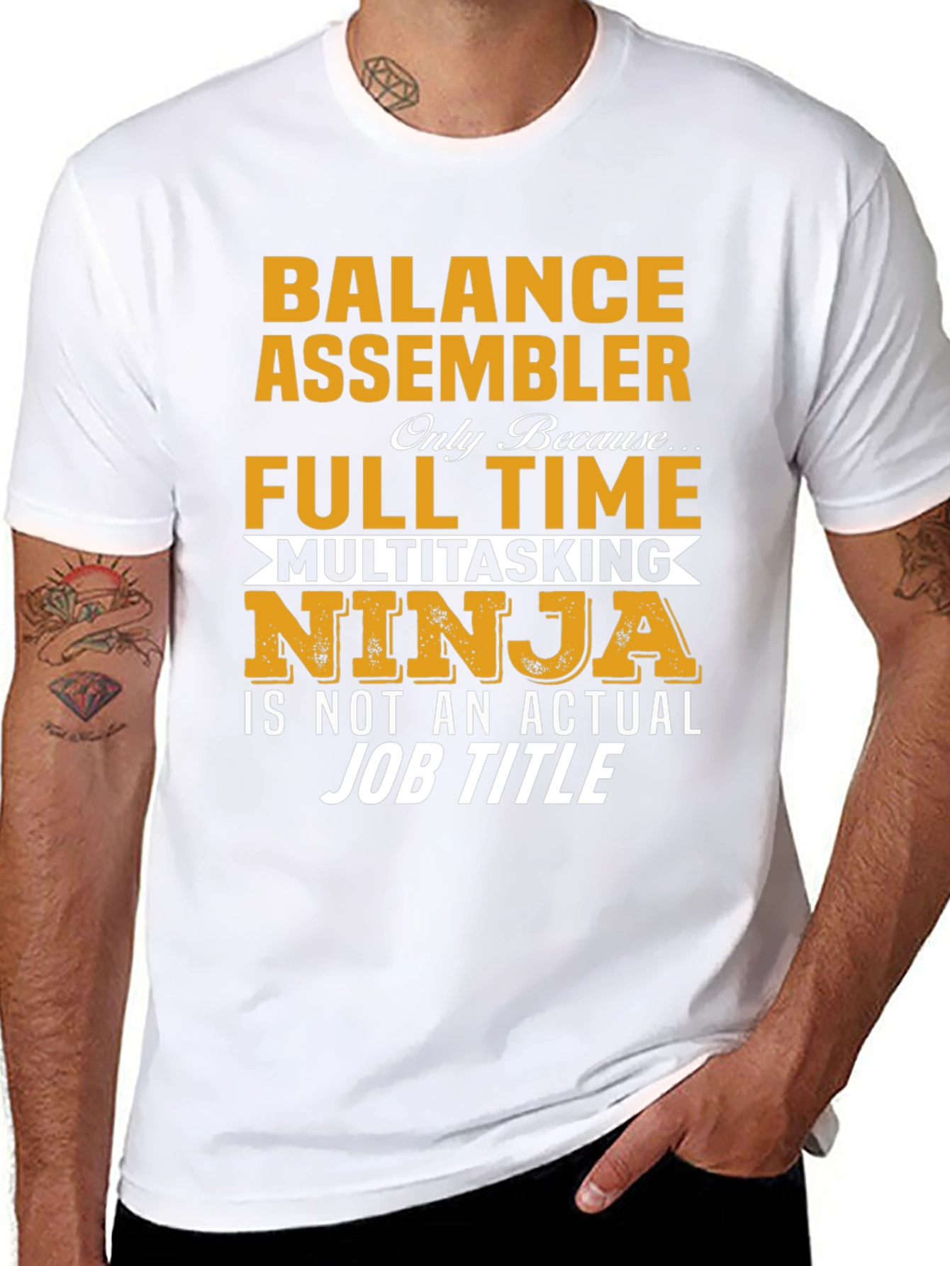 Balance Assembler Full-Time Ninja T-Shirt