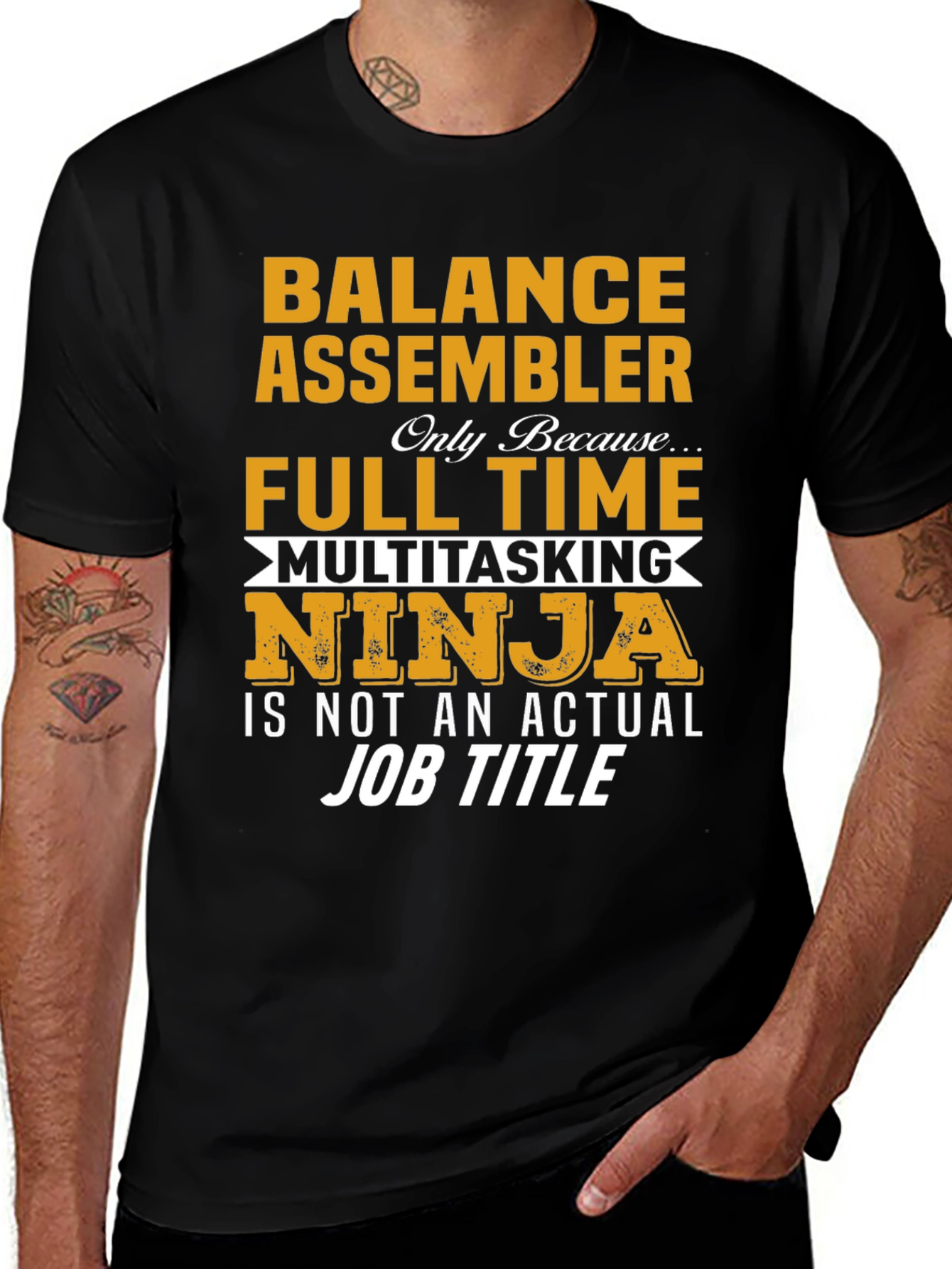 Balance Assembler Full-Time Ninja T-Shirt