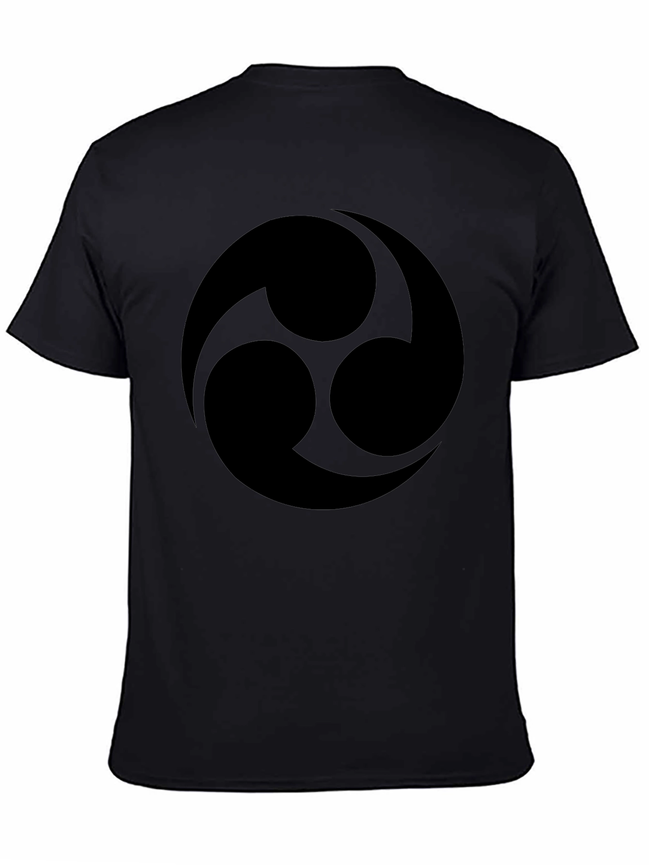 Bold Black Tomoe T-Shirt
