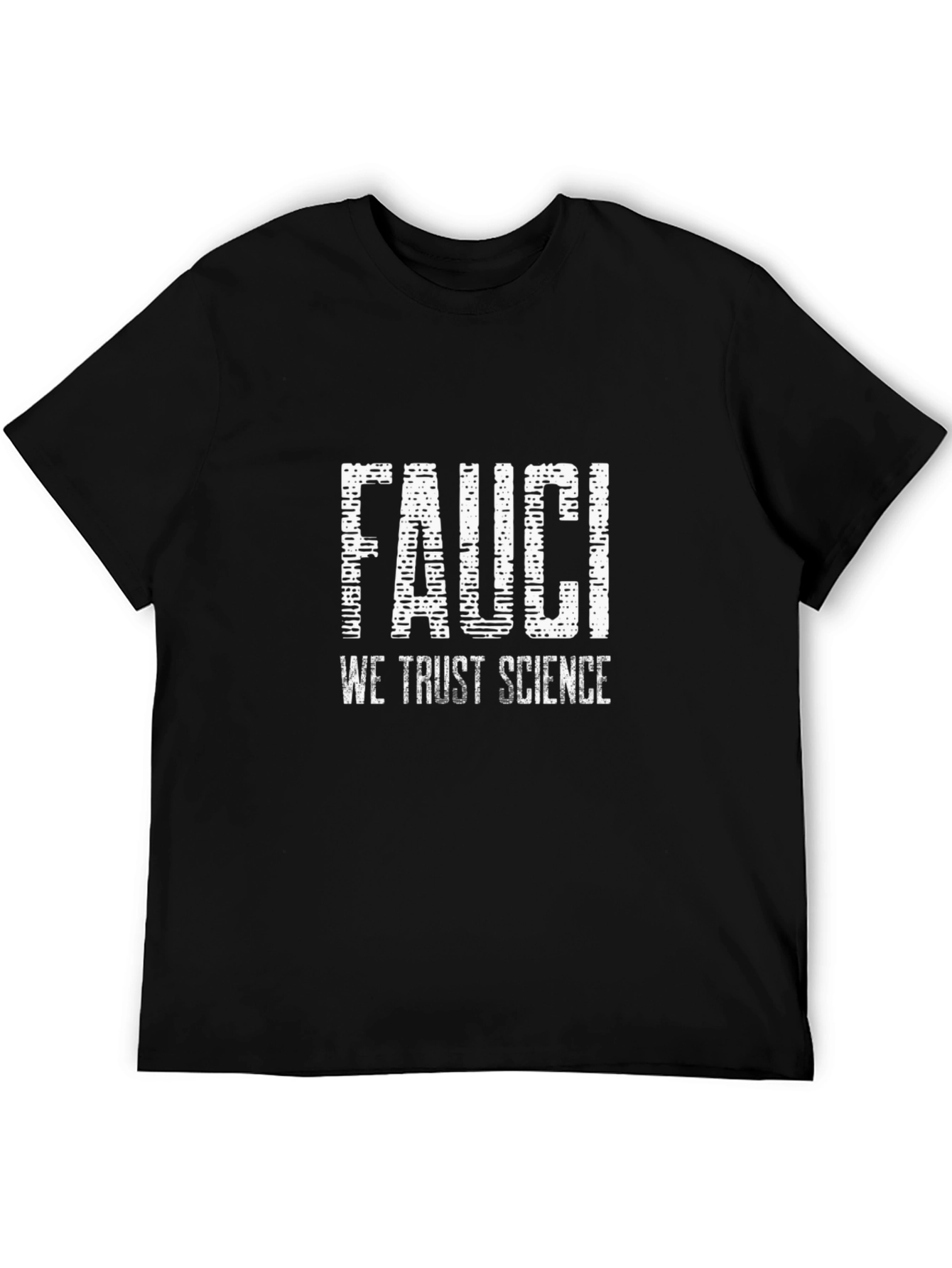 Fauci We Trust Science Graphic Tee - Black
