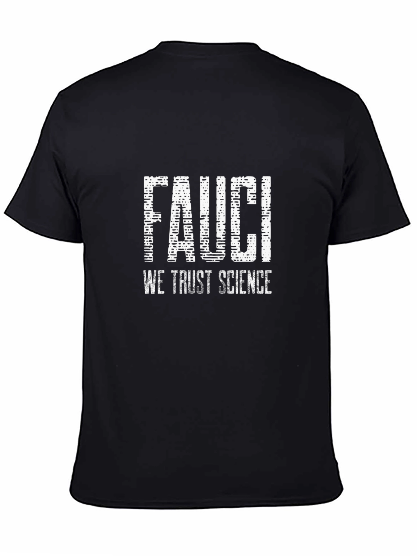 Fauci We Trust Science Graphic Tee - Black