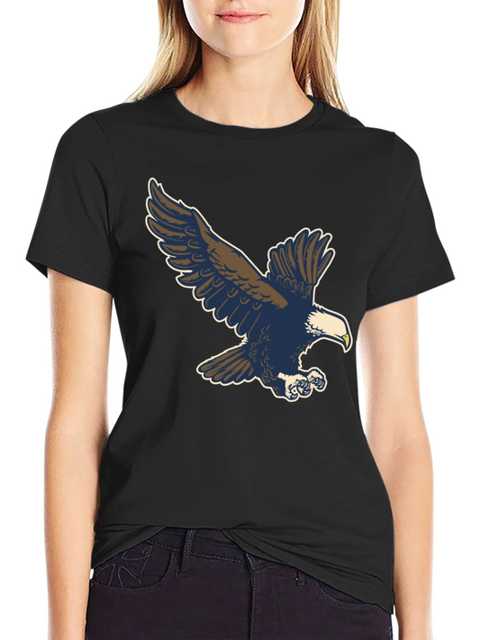 Eagle Graphic Tee - Classic Black Cotton Blend