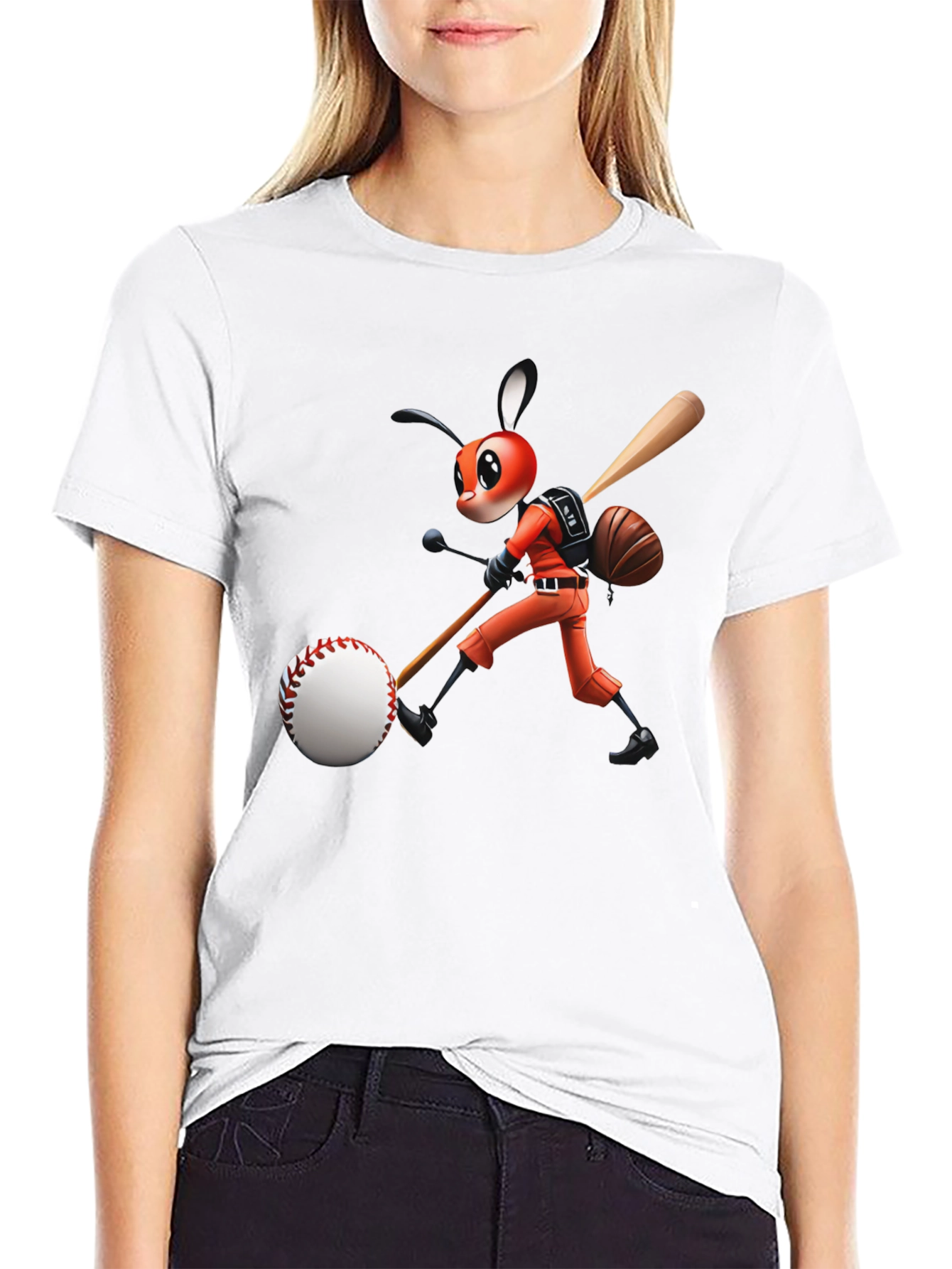 Baseball Bug Graphic T-Shirt