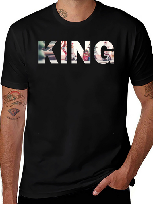 KING Graphic Black T-Shirt