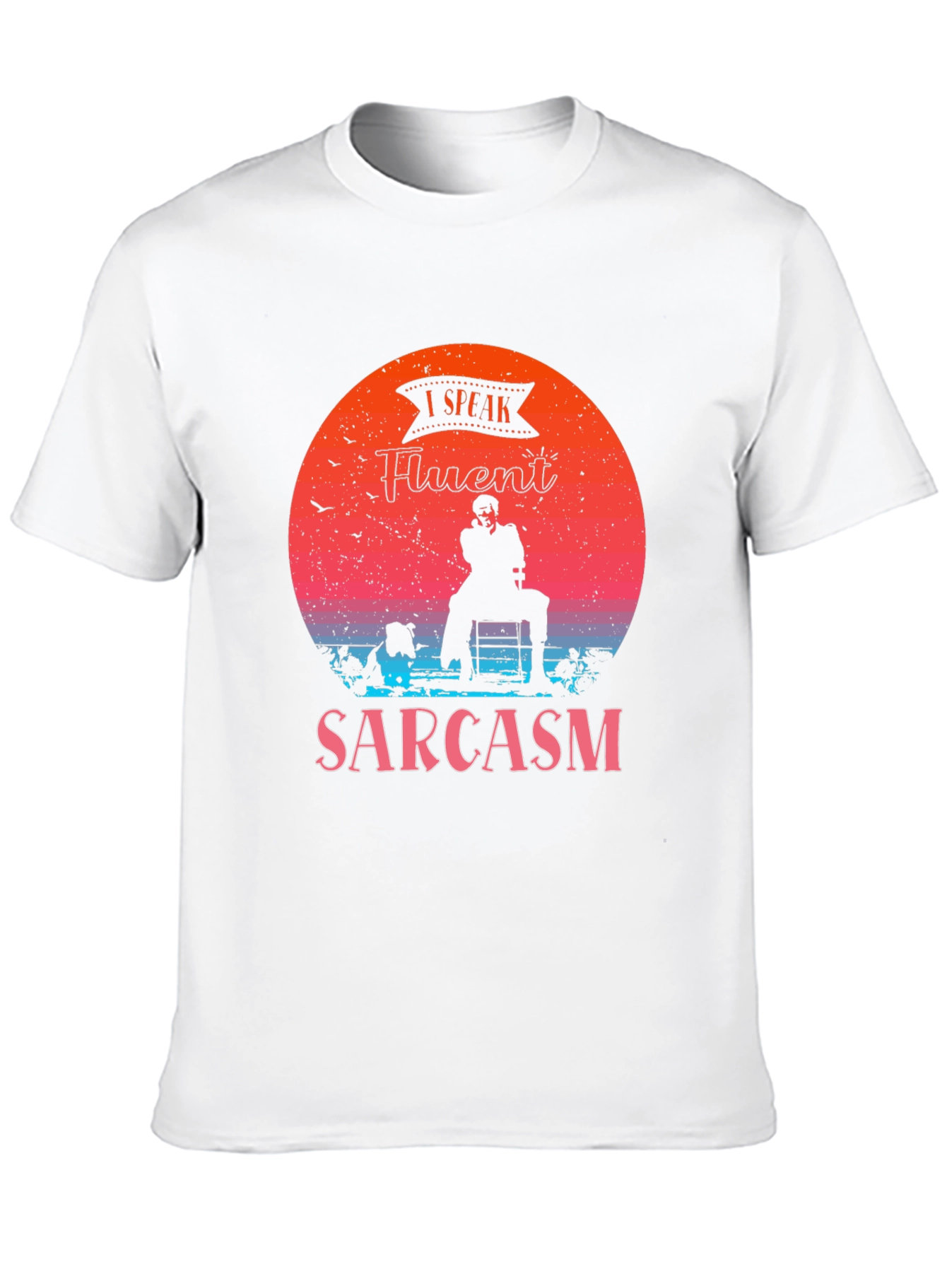 Fluent Sarcasm Graphic Tee - Black Humor T-Shirt