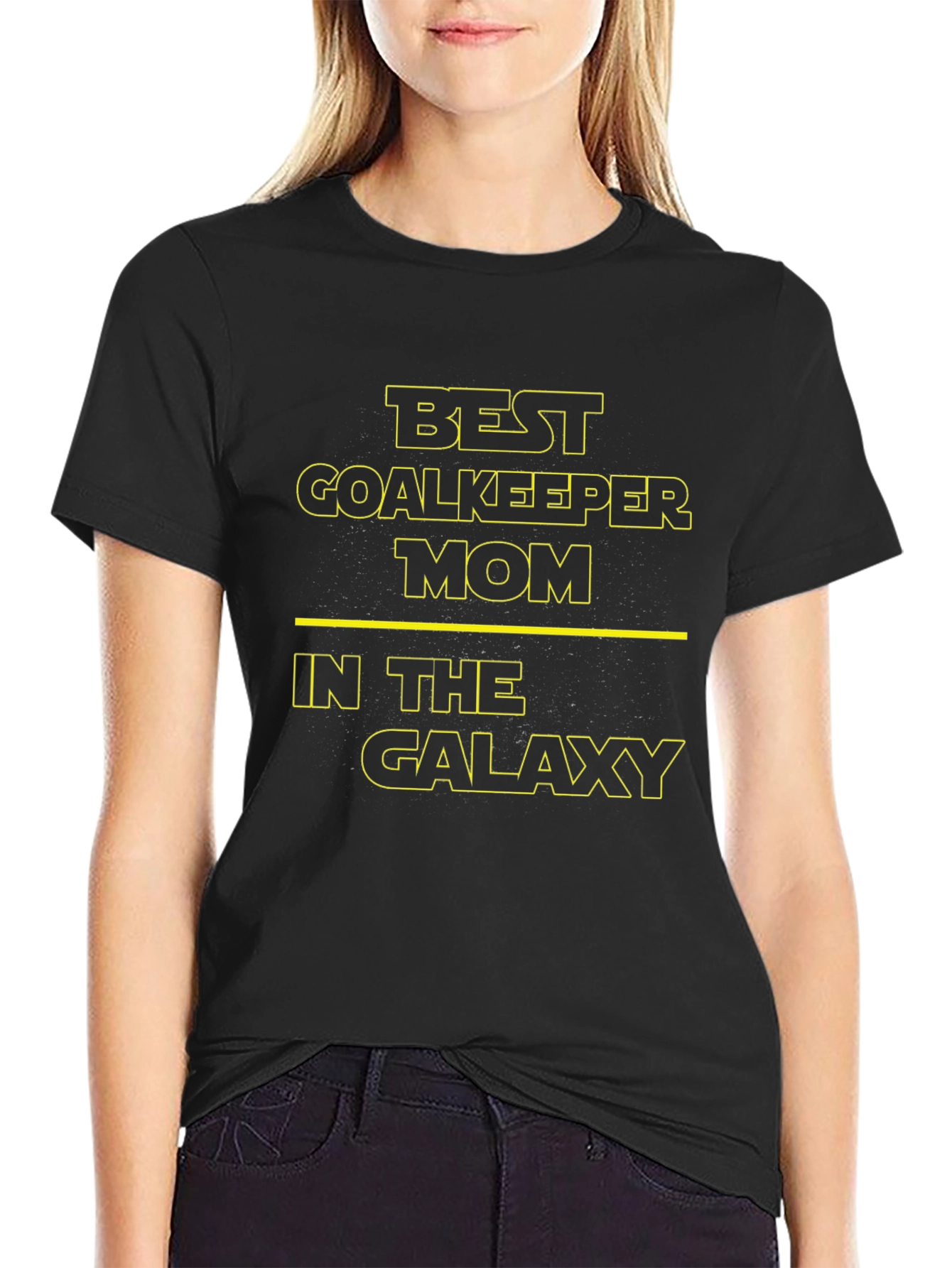 Best Goalkeeper Mom Star Wars Style T-Shirt