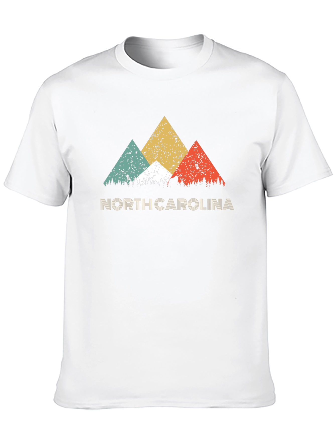 North Carolina Retro Mountain Graphic T-Shirt