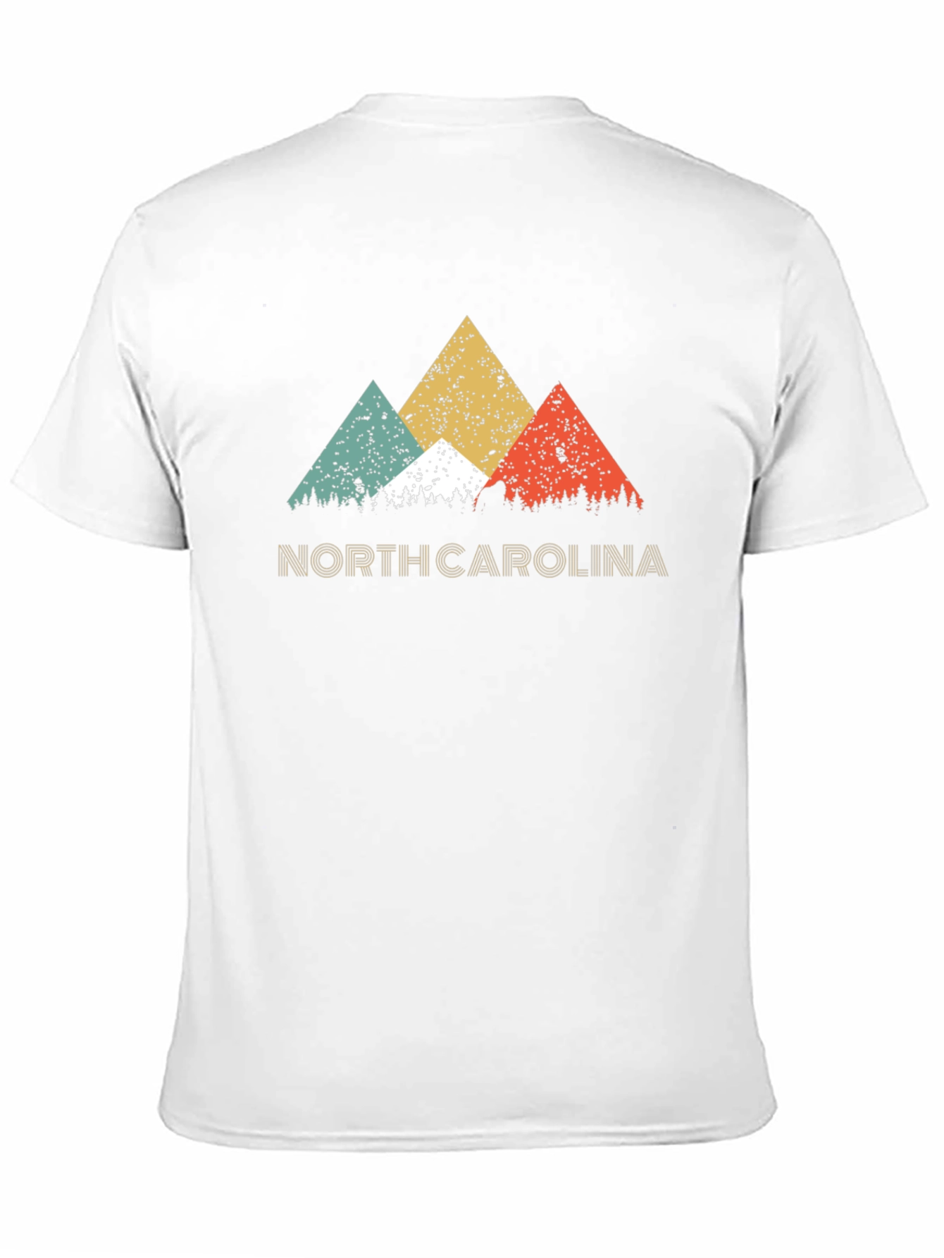 North Carolina Retro Mountain Graphic T-Shirt