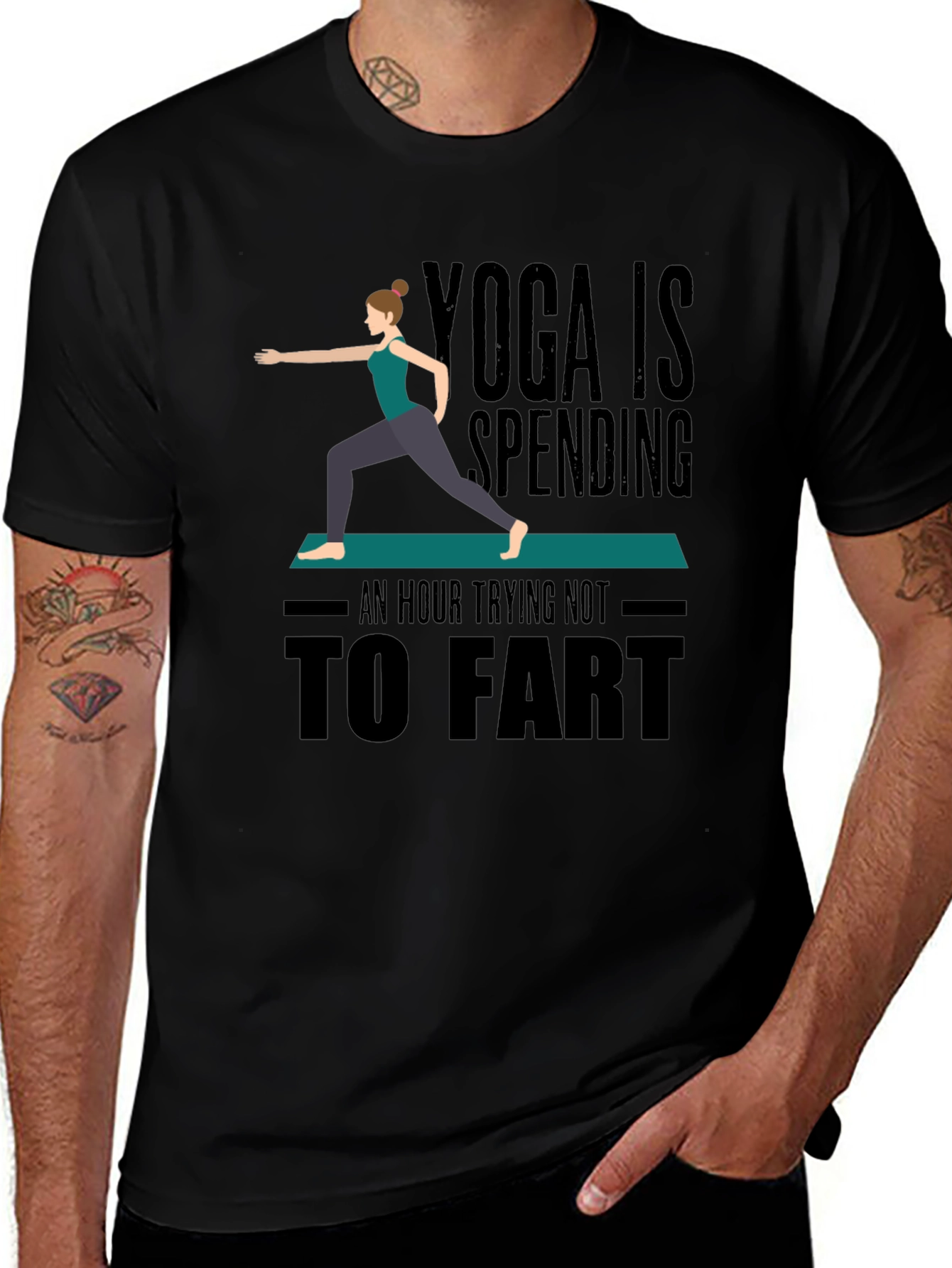 Yoga Is Spending An Hour Not To Fart T-Shirt