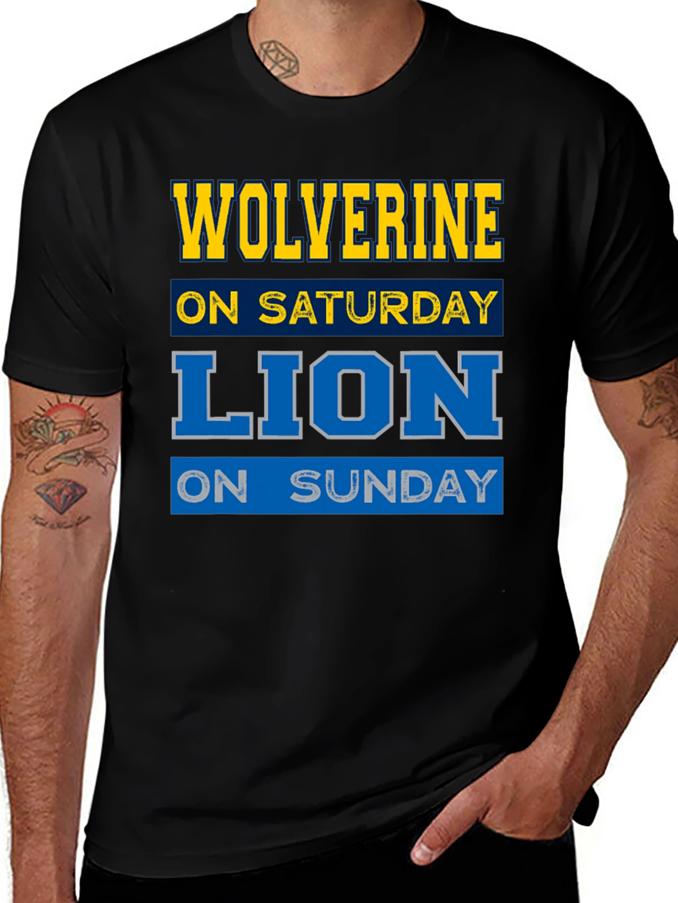 Wolverine/Lions Fan T-Shirt