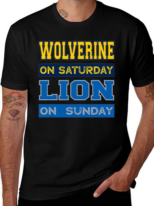 Wolverine/Lions Fan T-Shirt