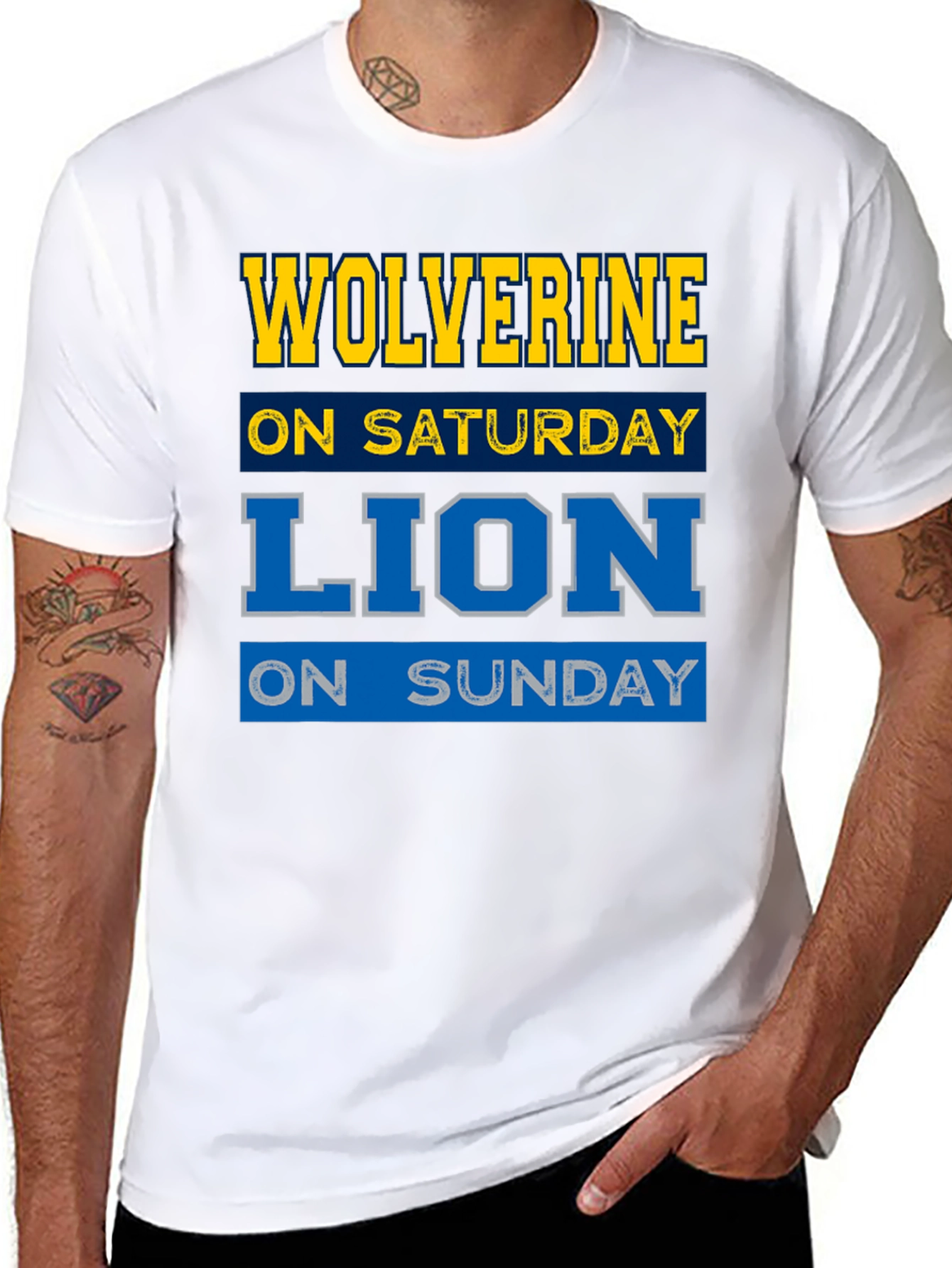 Wolverine/Lions Fan T-Shirt
