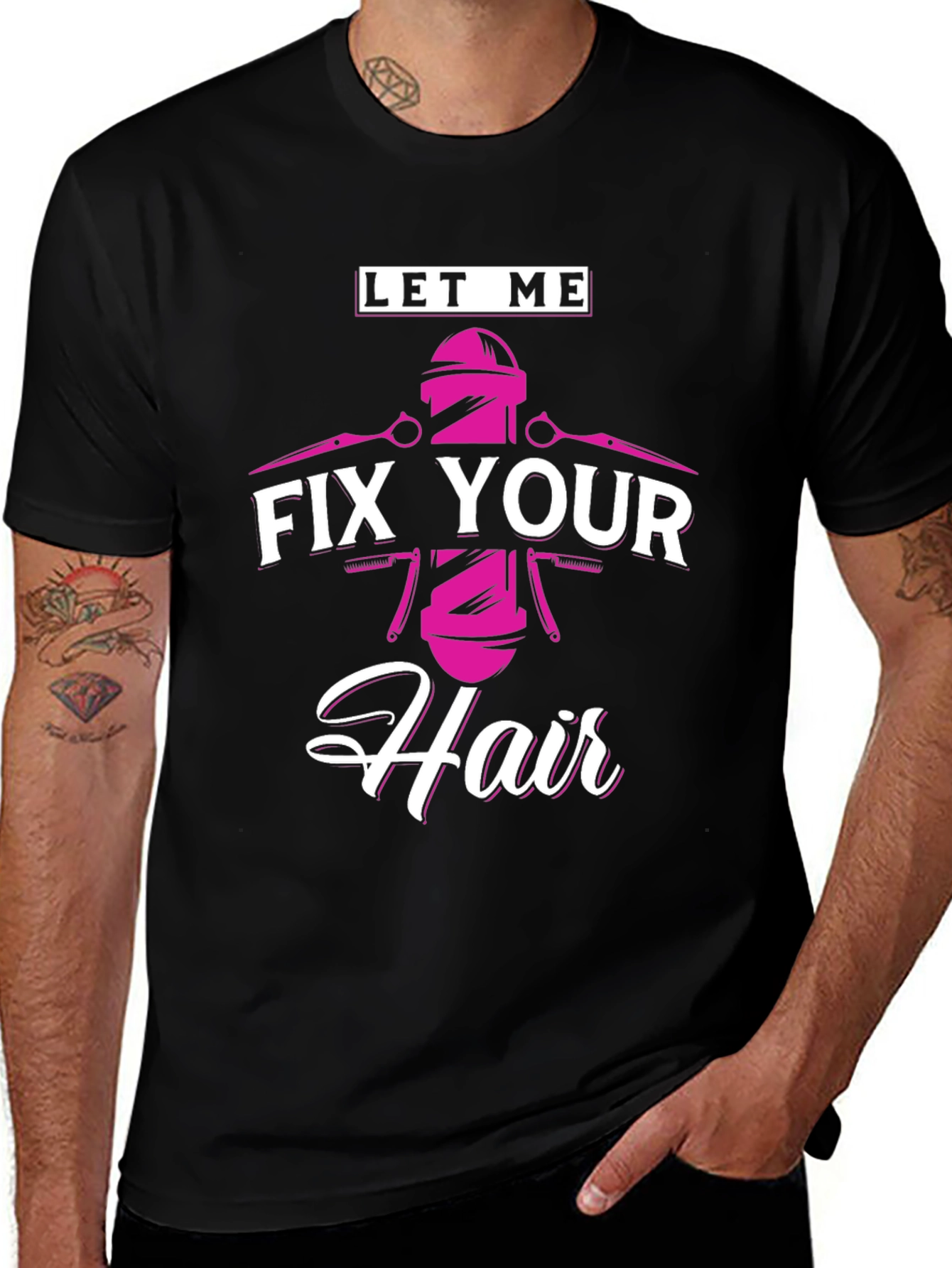 Let Me Fix Your Hair - Barber T-Shirt