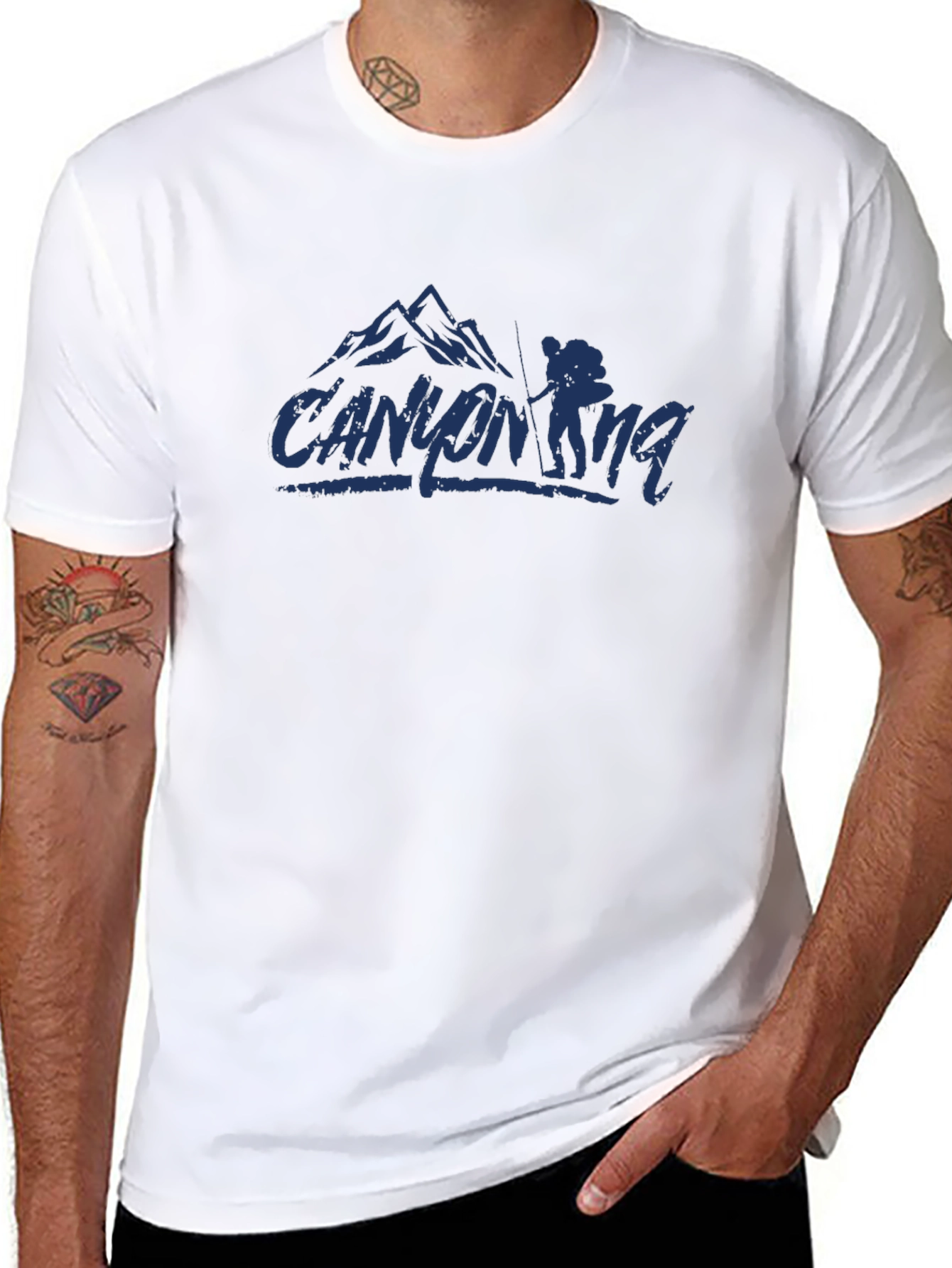 CANYONING Tee - Mountain Hiker Graphic T-Shirt
